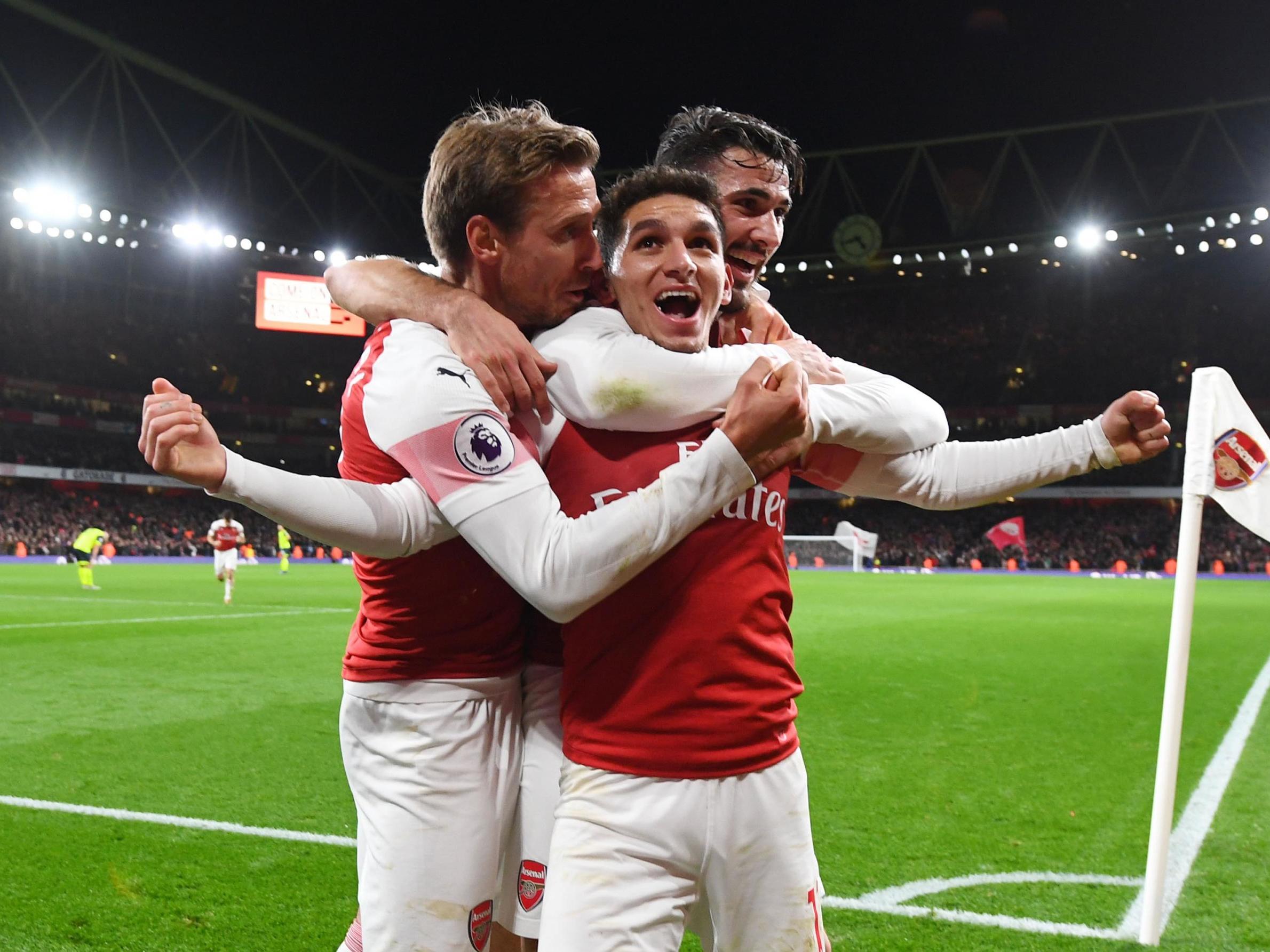 Torreira scored Arsenal's only goal in a 1-0 win over Huddersfield Town