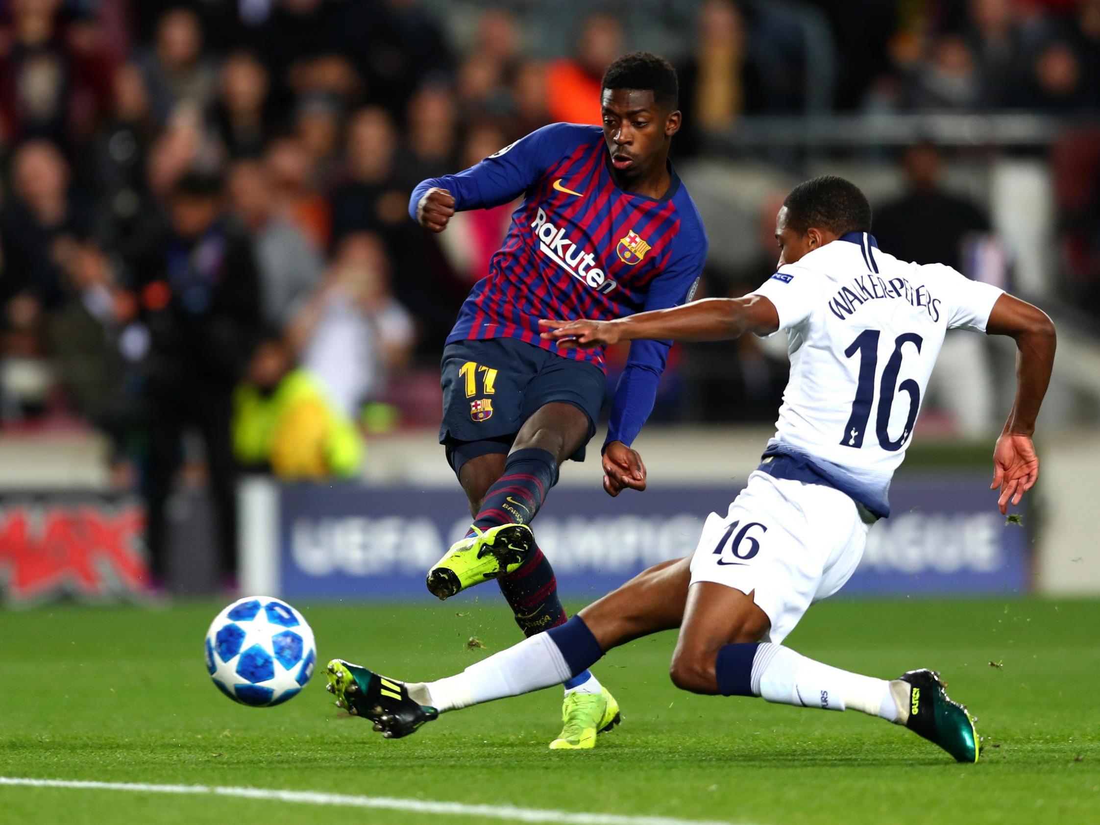 Ousmane Dembele struck early after a dribble from his own half