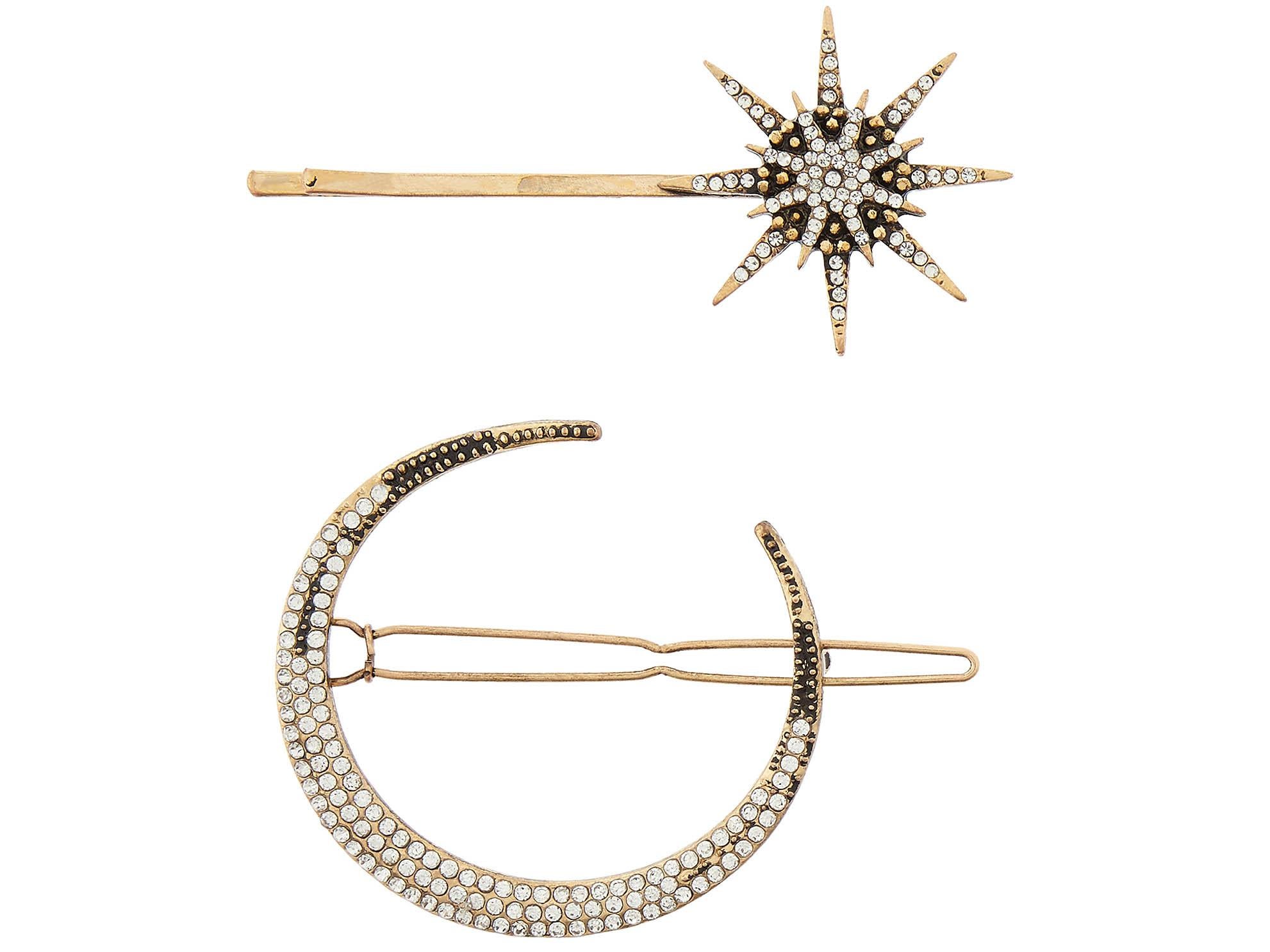 Moon & Star Hair Slide Set, £8, Accessorize