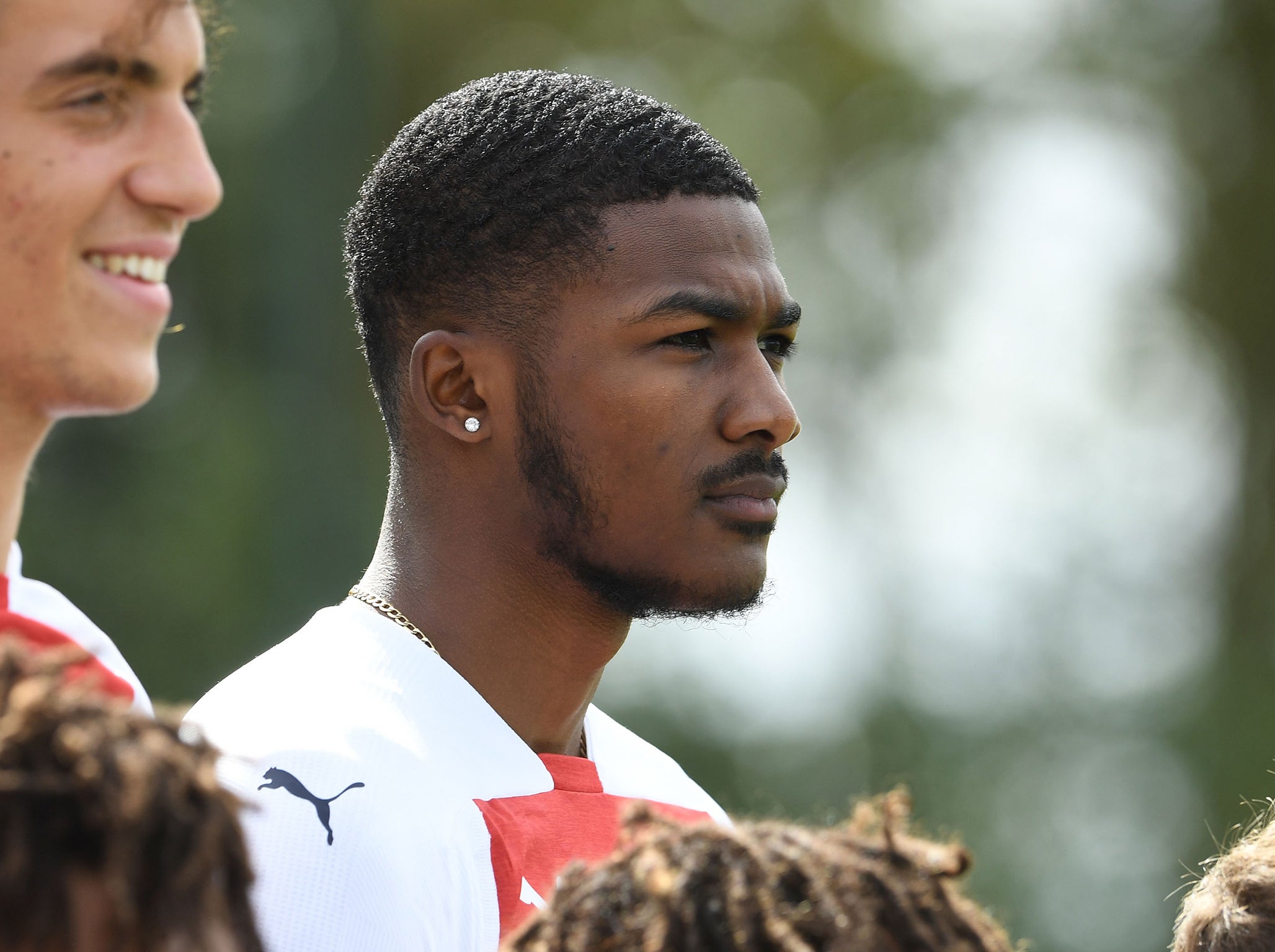 Ainsley Maitland-Niles is set to start against Qarabag (Arsenal FC via Getty)