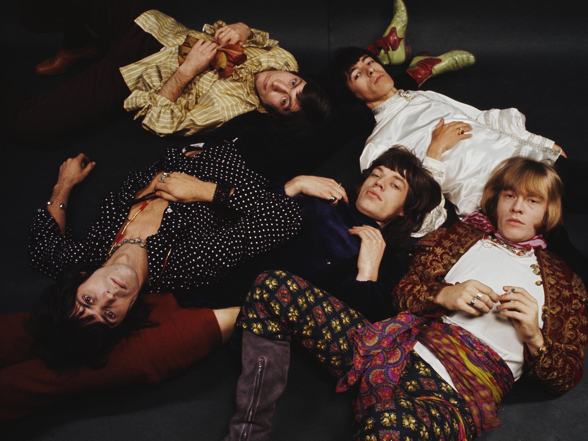 The Stones in 1968 (clockwise from top left): Charlie Watts, Bill Wyman, Brian Jones, Mick Jagger and Keith Richards