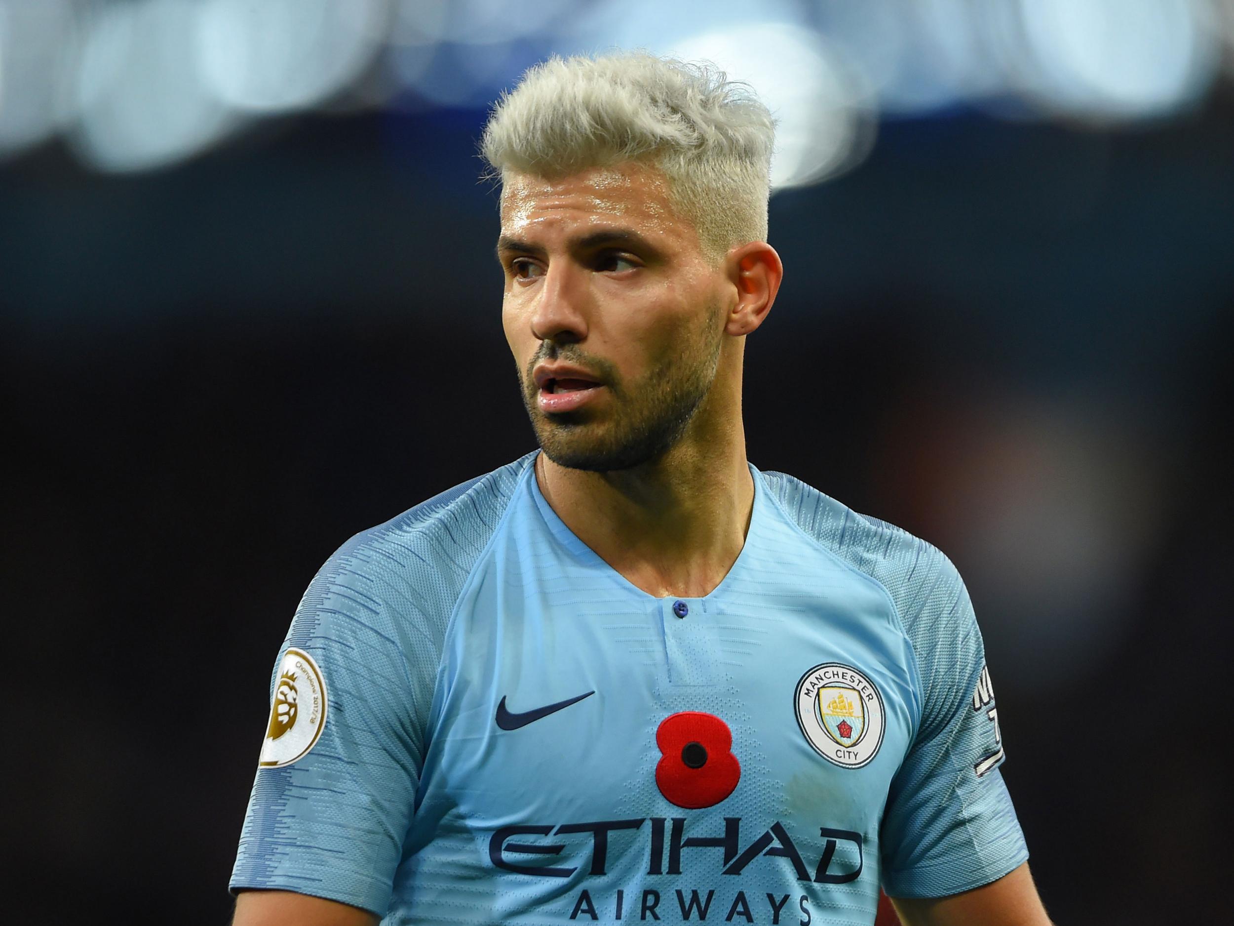 Sergio Aguero has not appeared in Manchester City's last four