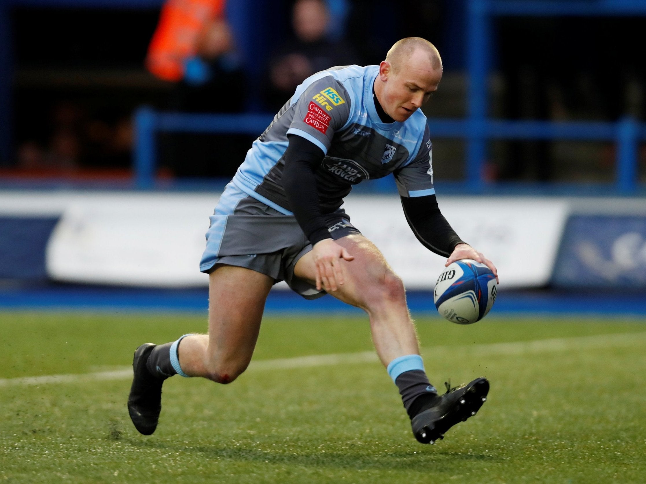 Dan Fish caught Saracens napping to score for Cardiff