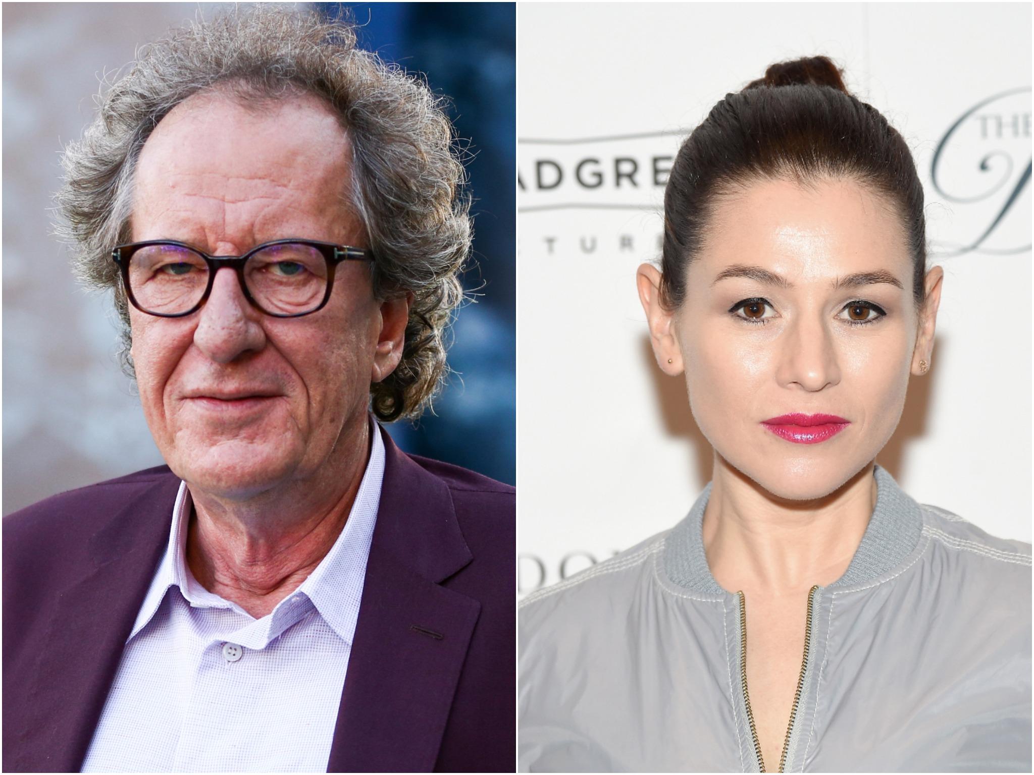 Geoffrey Rush and Yael Stone