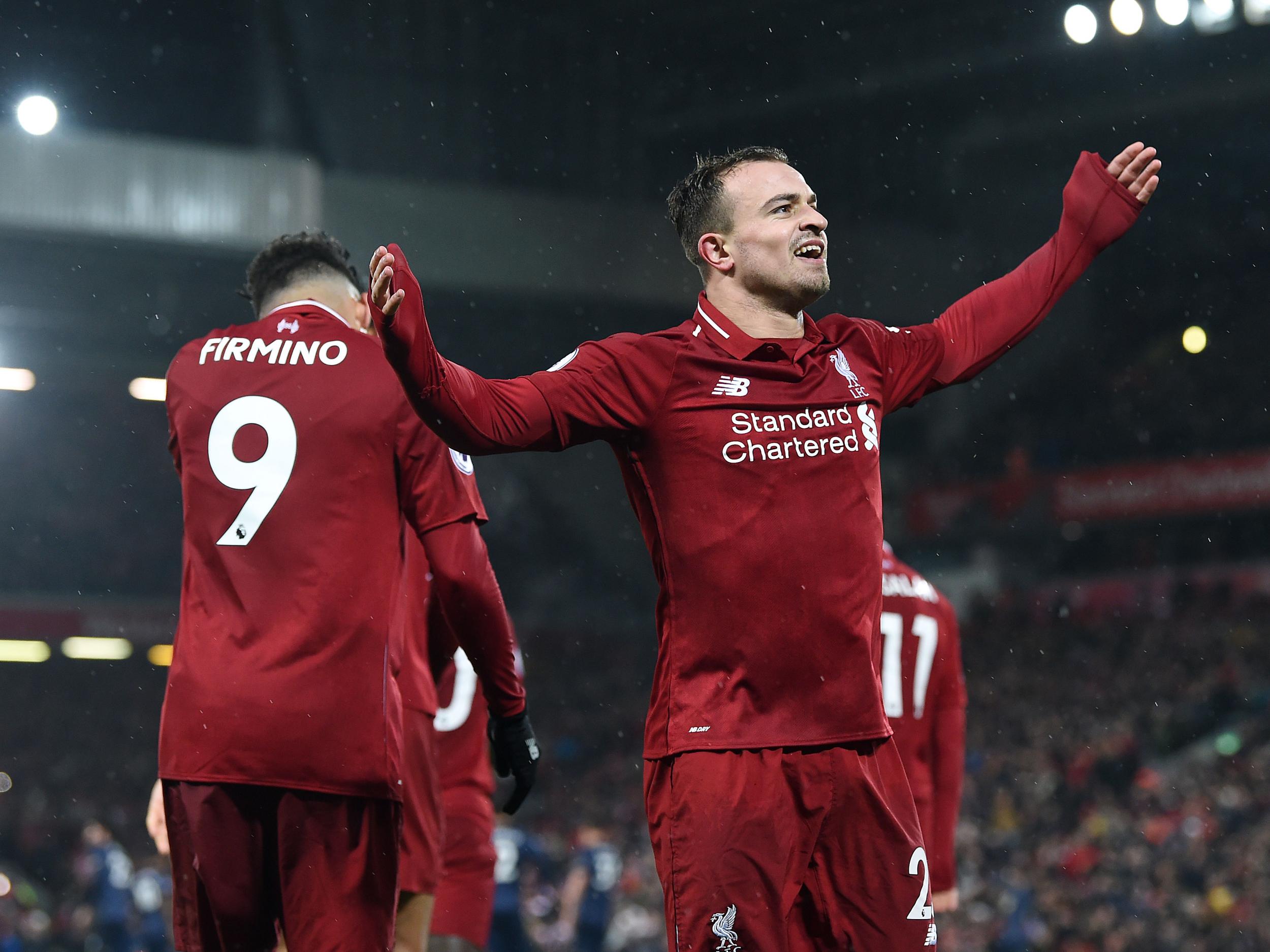 Young lamented the luck of Shaqiri’s two deflected second-half goals