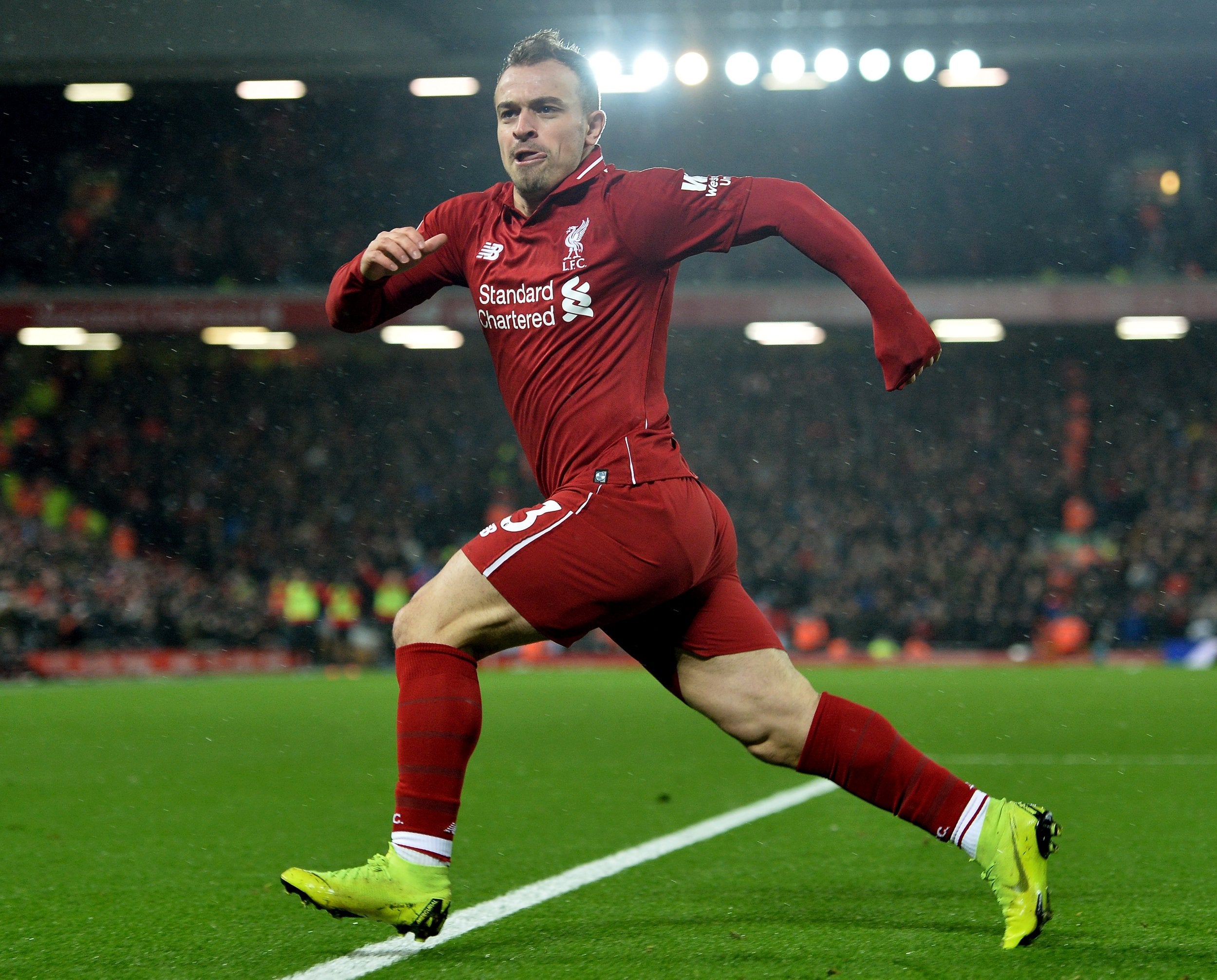 Robertson hailed Xherdan Shaqiri who also joined Liverpool from a relegated club