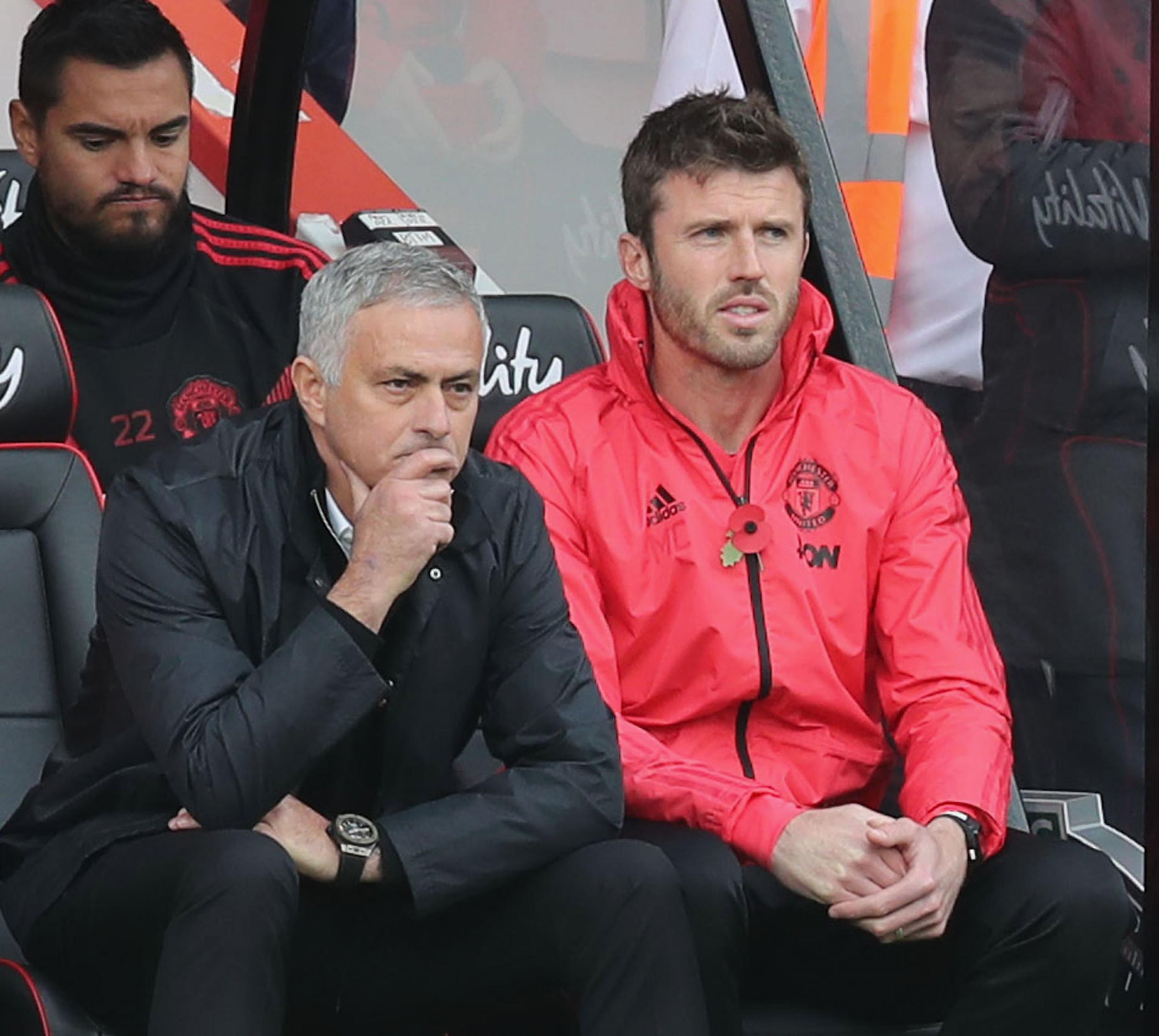 Michael Carrick was Jose Mourinho's assistant but has been overlooked as caretaker