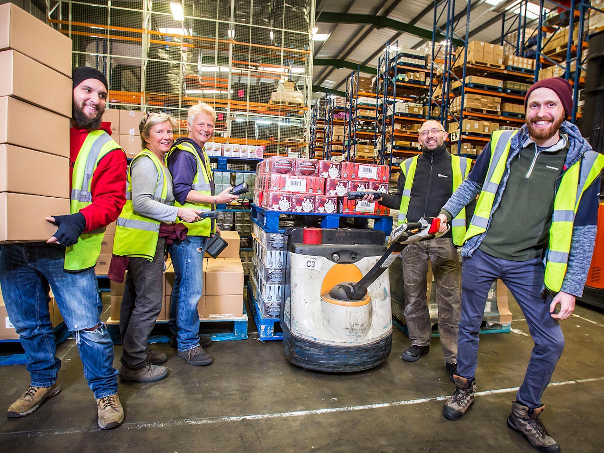 Workers at Suma in Elland, Yorkshire