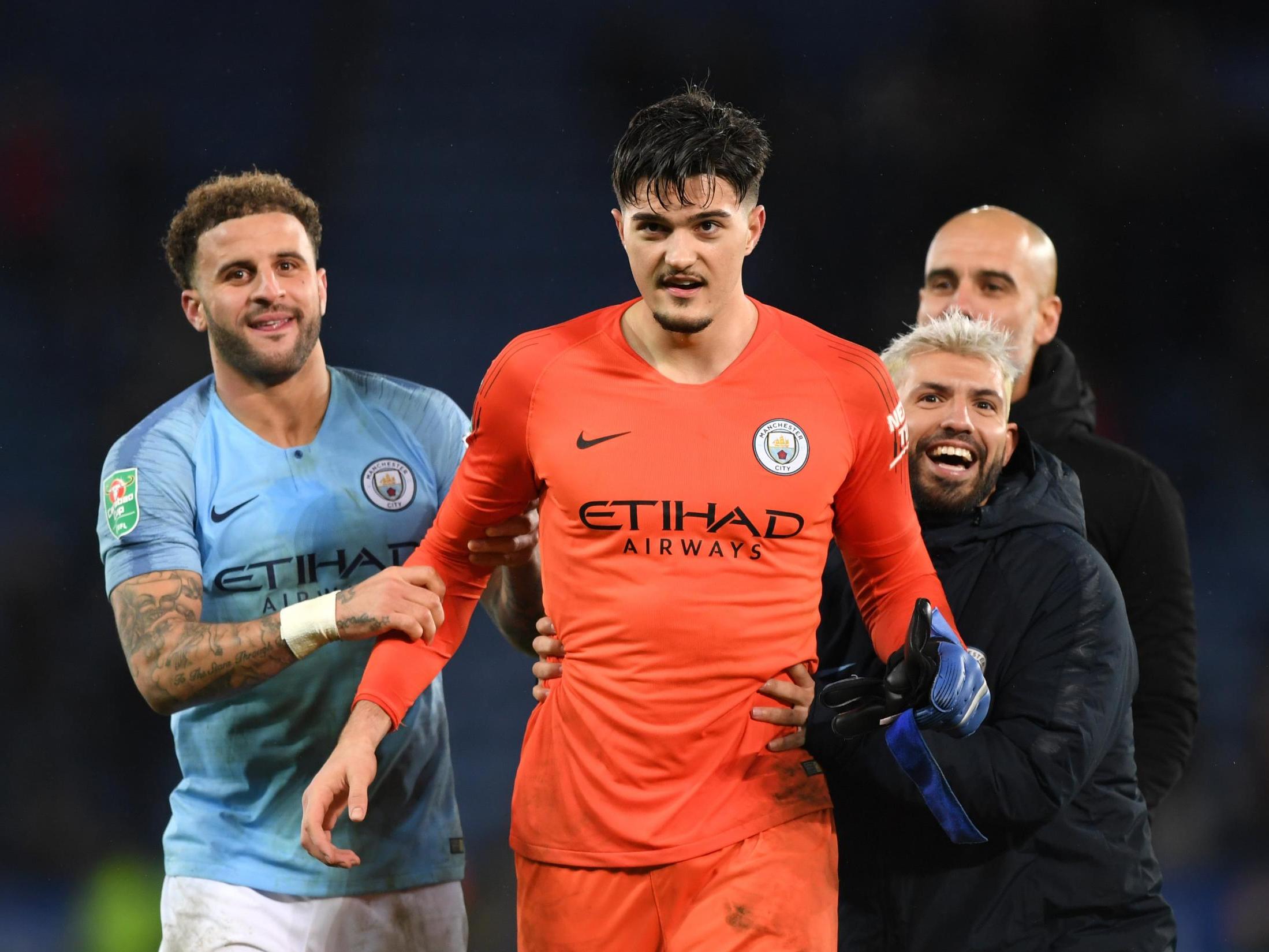 Arijanet Muric was the unlikely hero for Manchester City