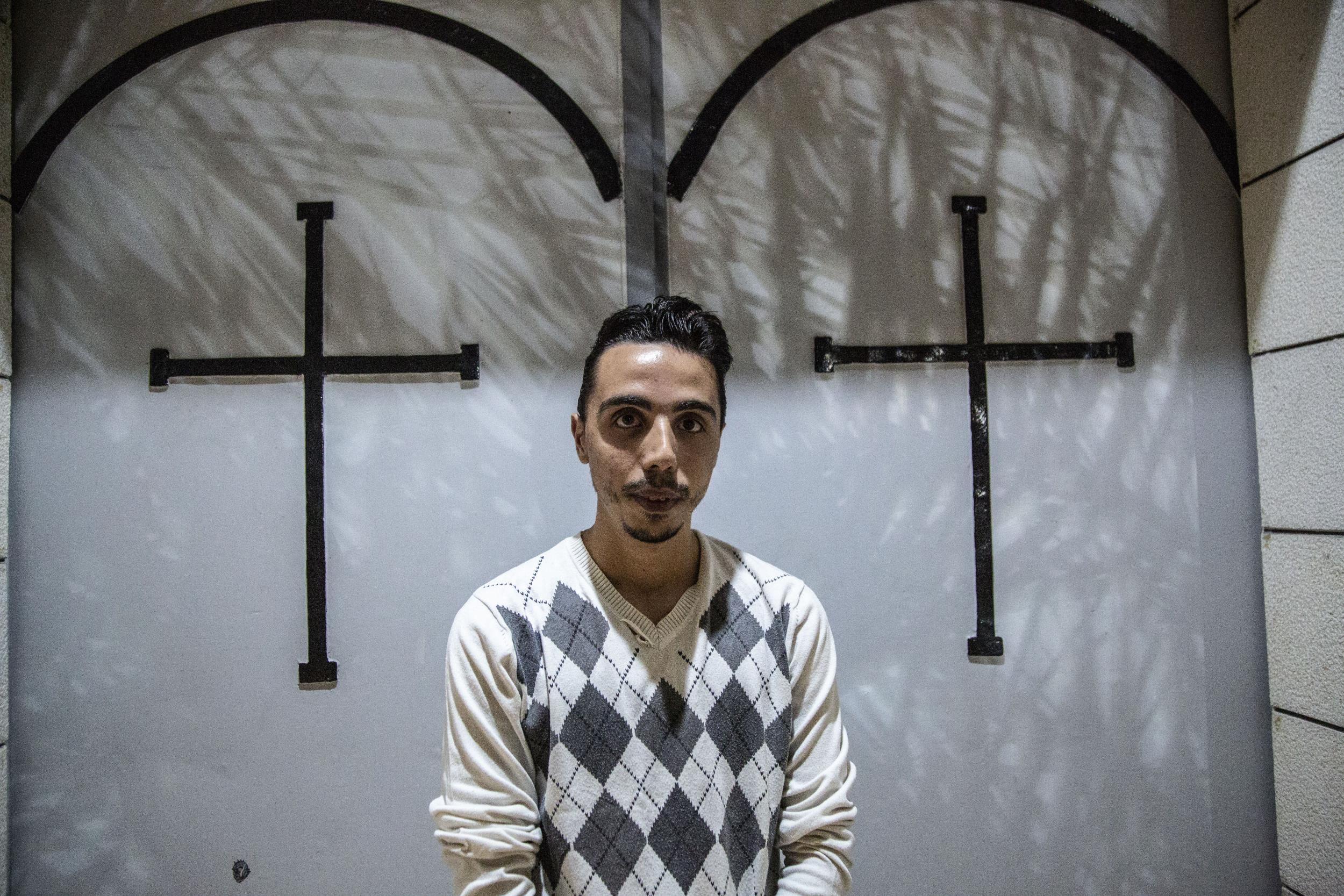 Ehab Ayyad dreams of leaving Gaza to become a football player