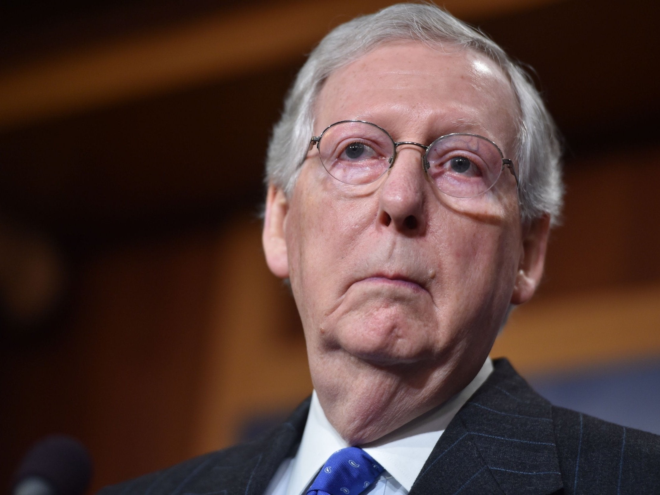 The Republican said attorney general William Barr should be given time to consider Mr Mueller's report