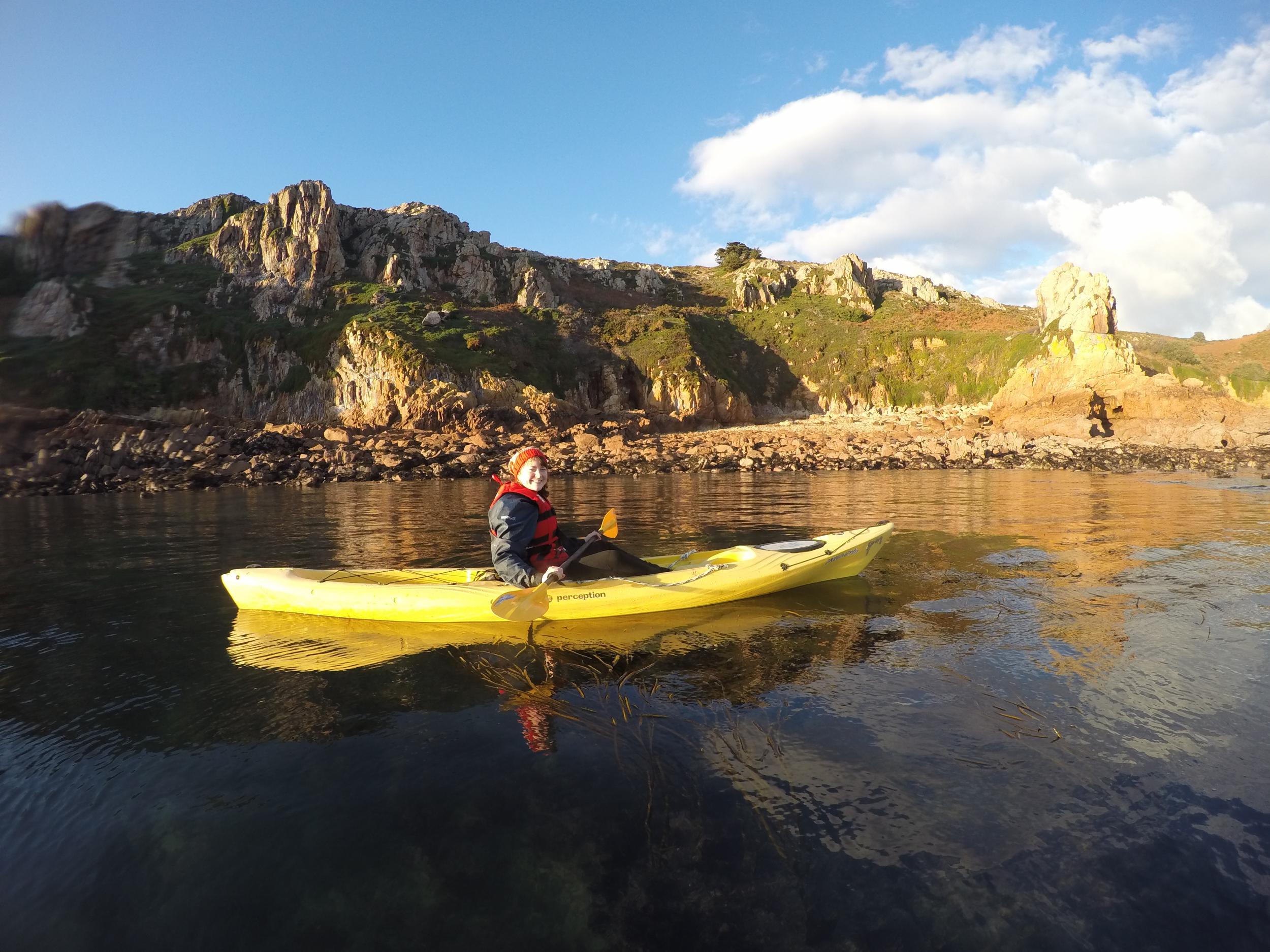 Sea kayaking offers a rare brush with nature