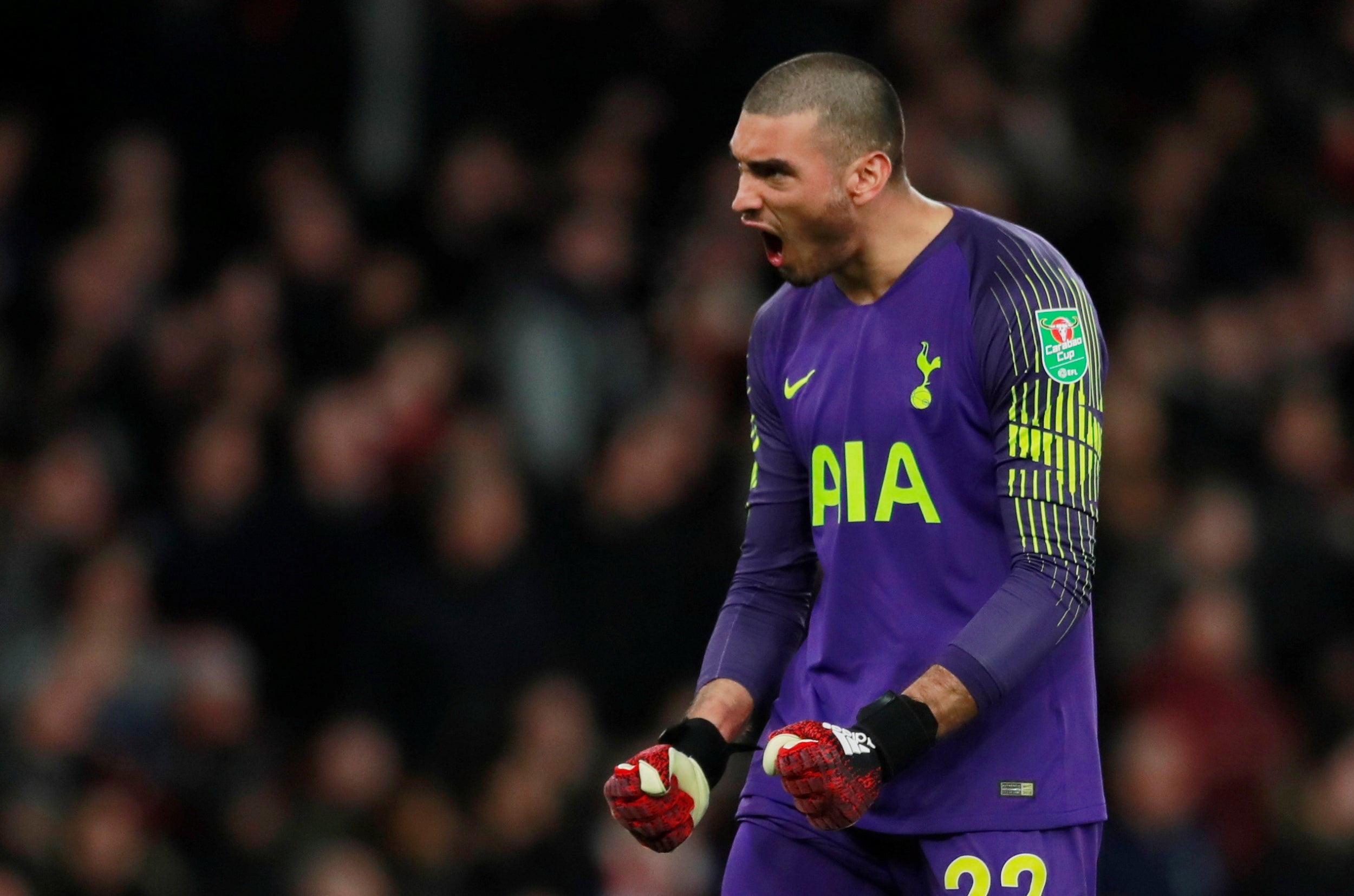 Gazzaniga assisted Dele Alli's winning goal