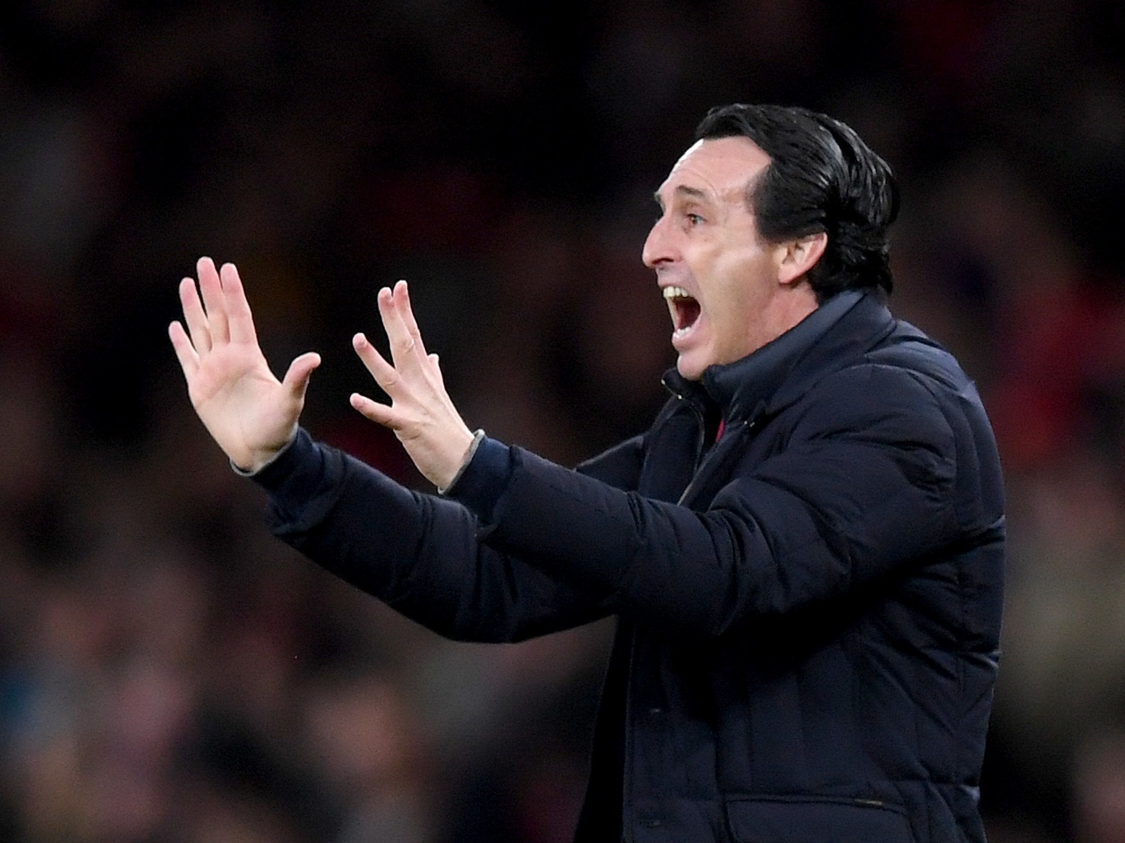 Unai Emery oversaw a League Cup quarter-final defeat