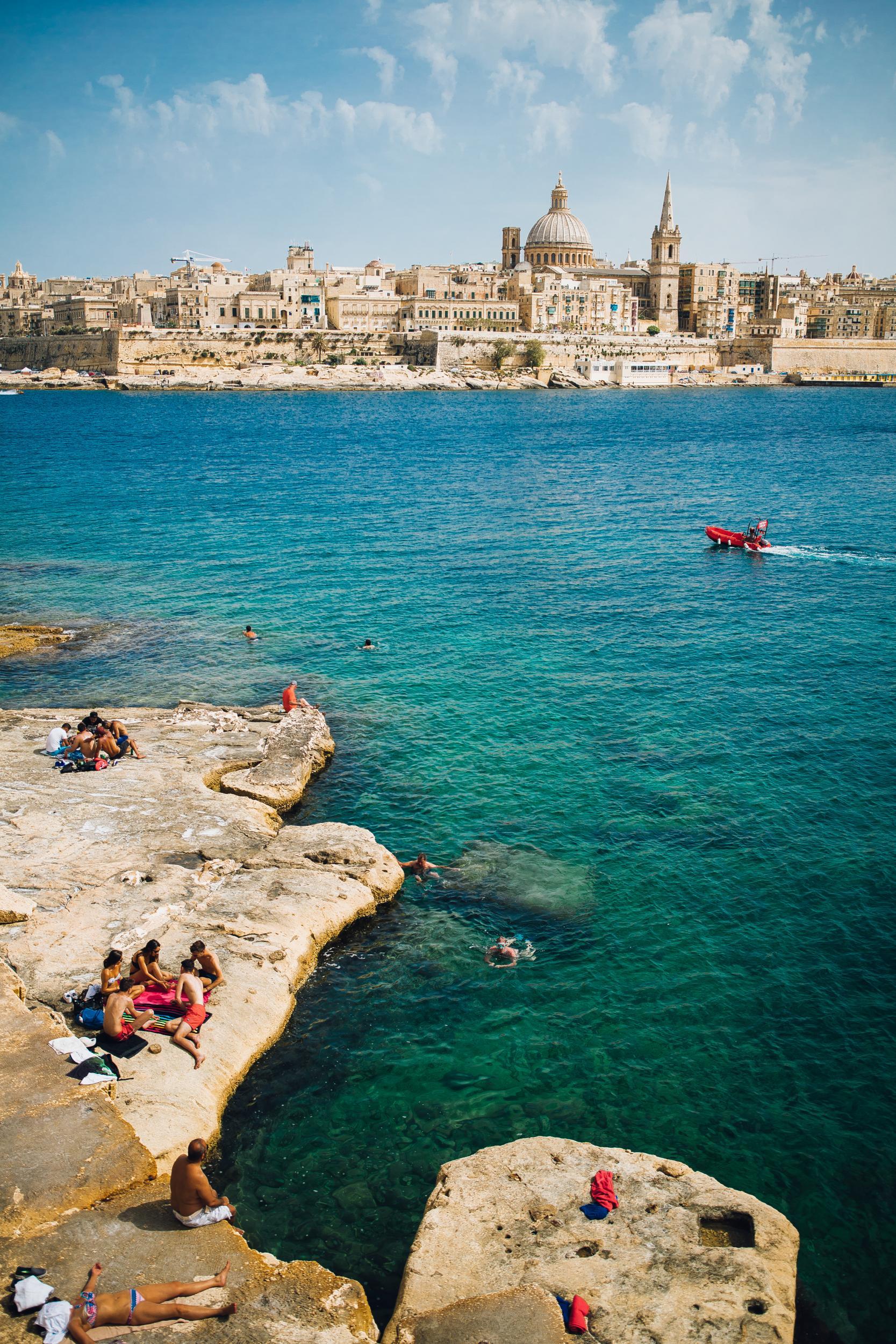 Go swimming in Sliema