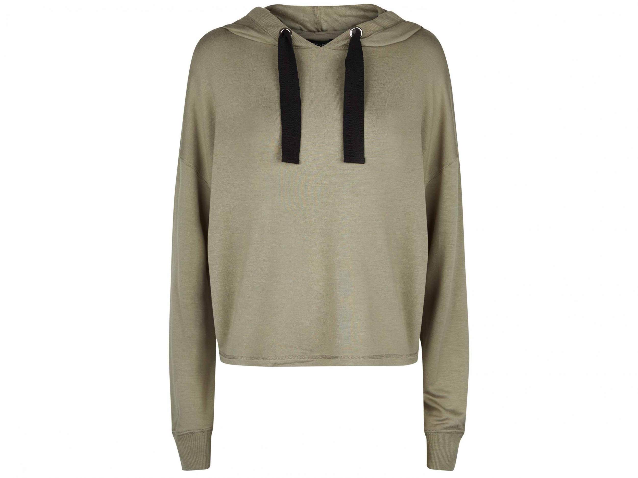 Khaki Sports Hoodie, £14.99, New Look