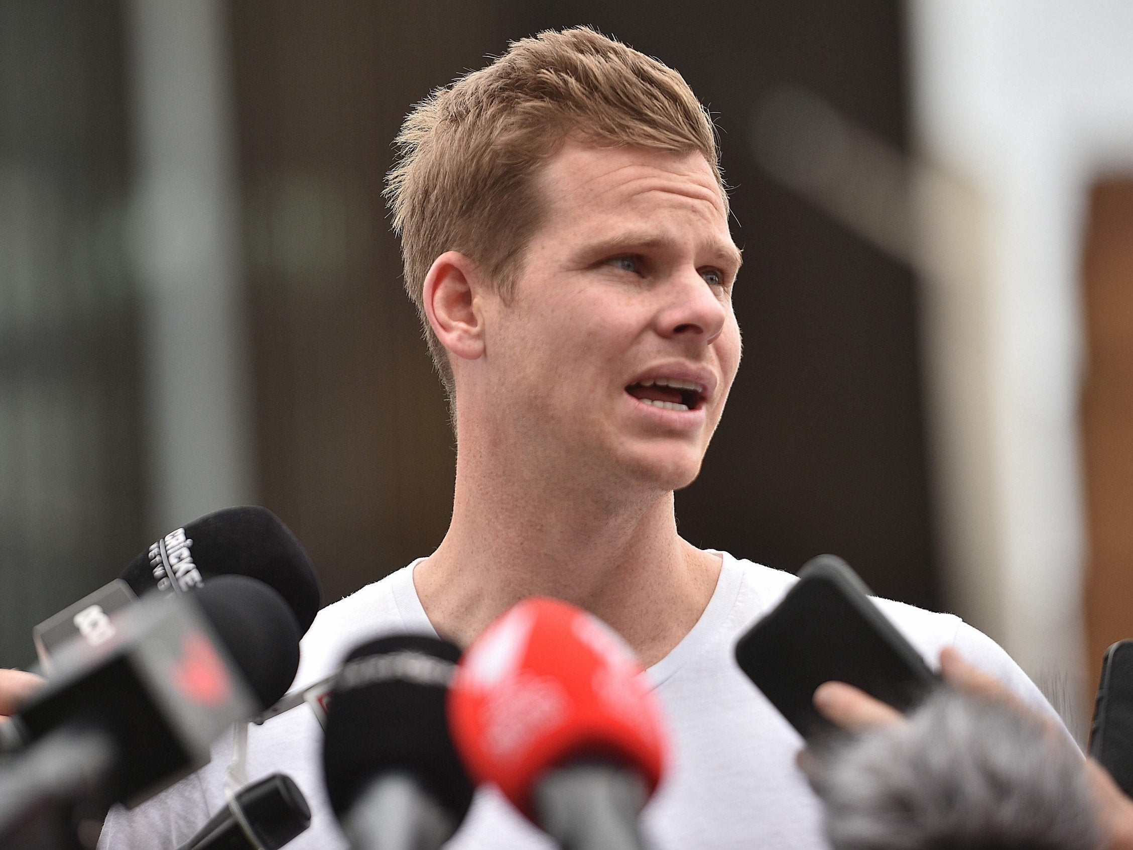 Smith spoke to the press on Friday (AFP/Getty Images)