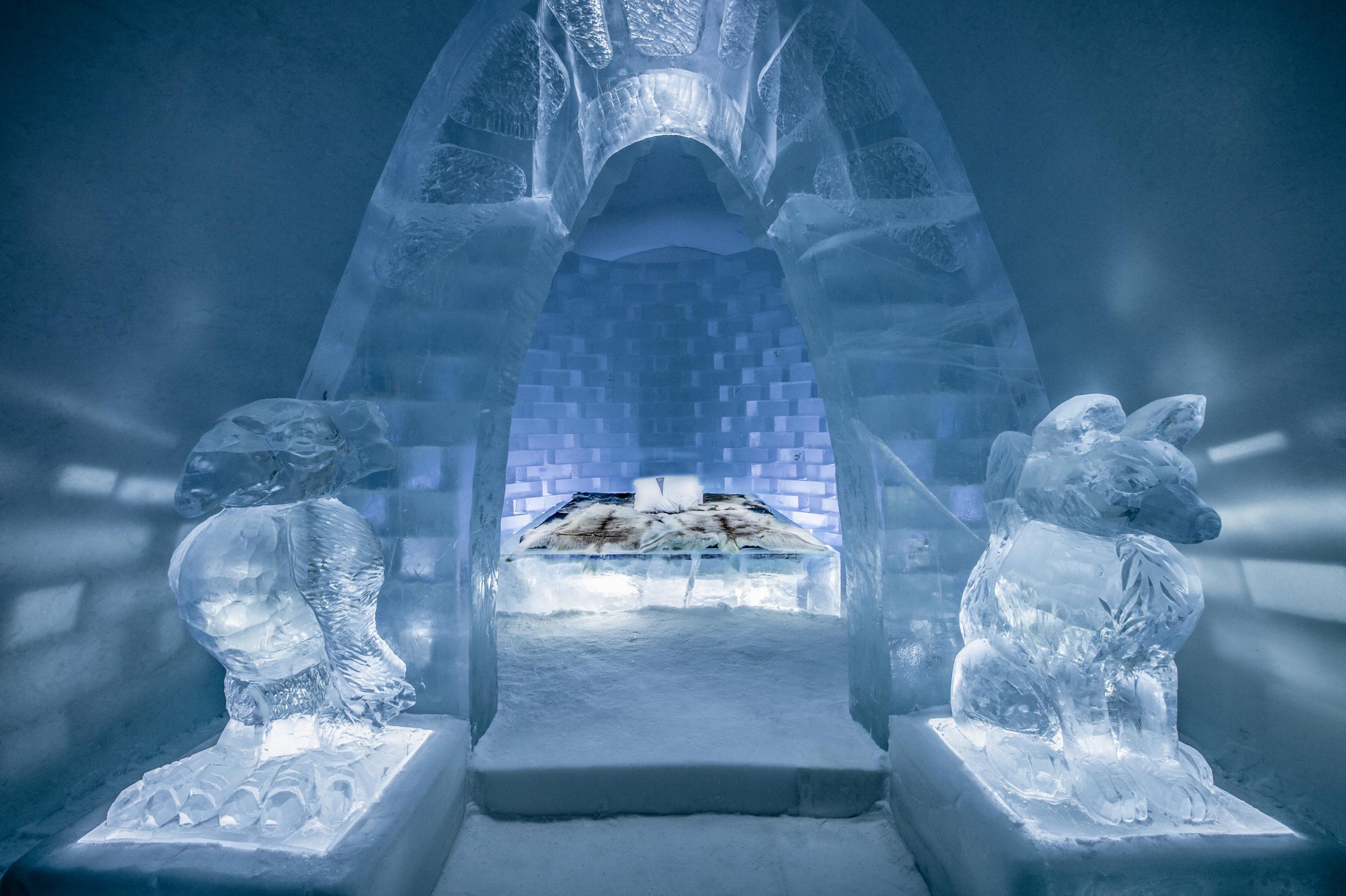 The Ice Hotel is sure to keep you cool – even in summer