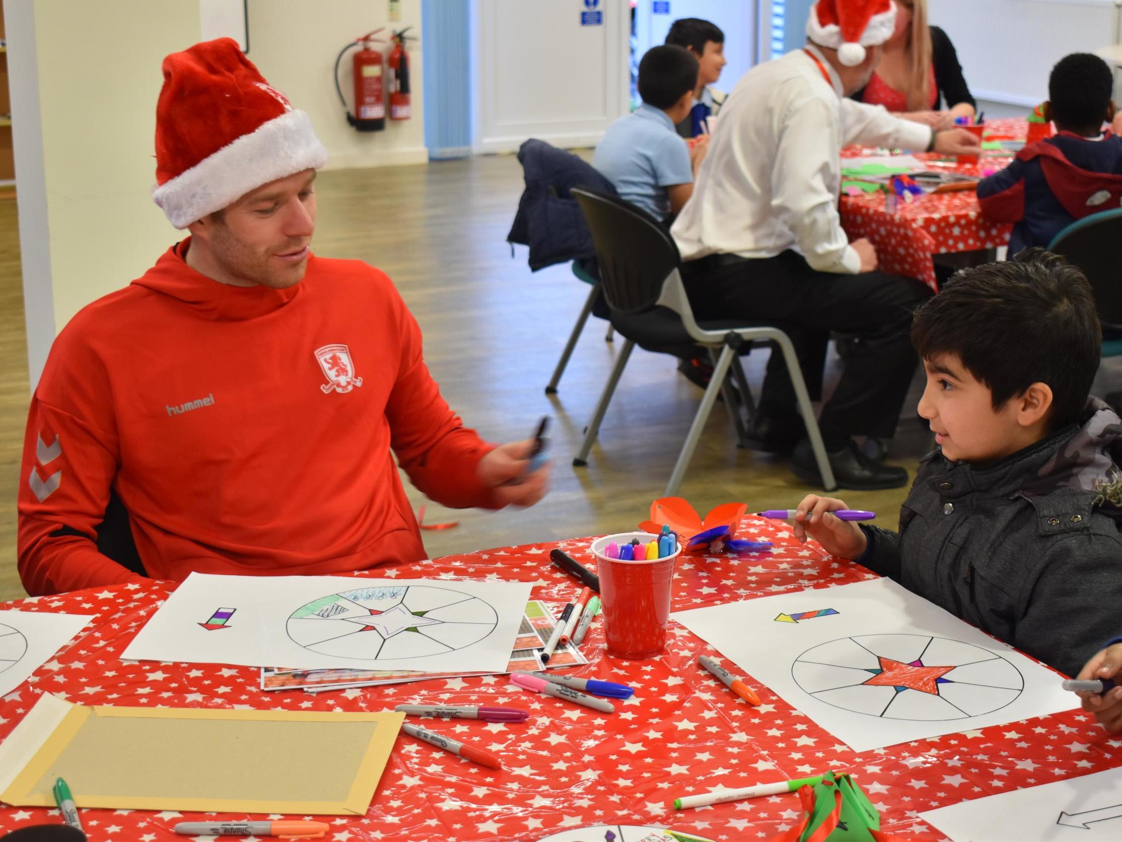 Adam Clayton at the Middlesbrough and Stockton Mind Centre