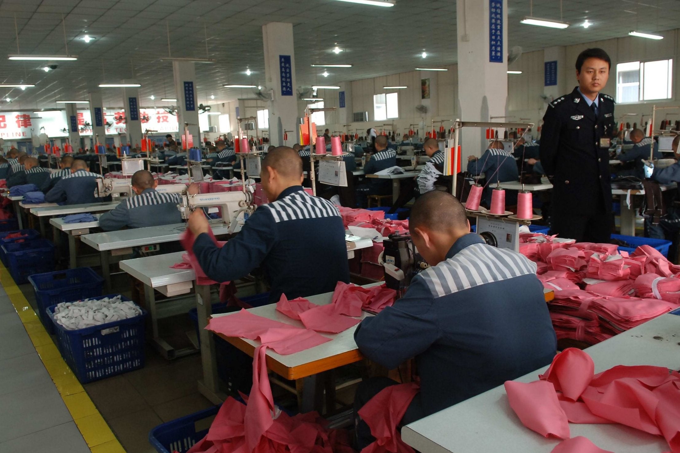 Working at a prison in Chengdu city, Sichuan province