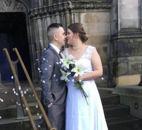 The couple are unable to live together nearly two years on from their marriage