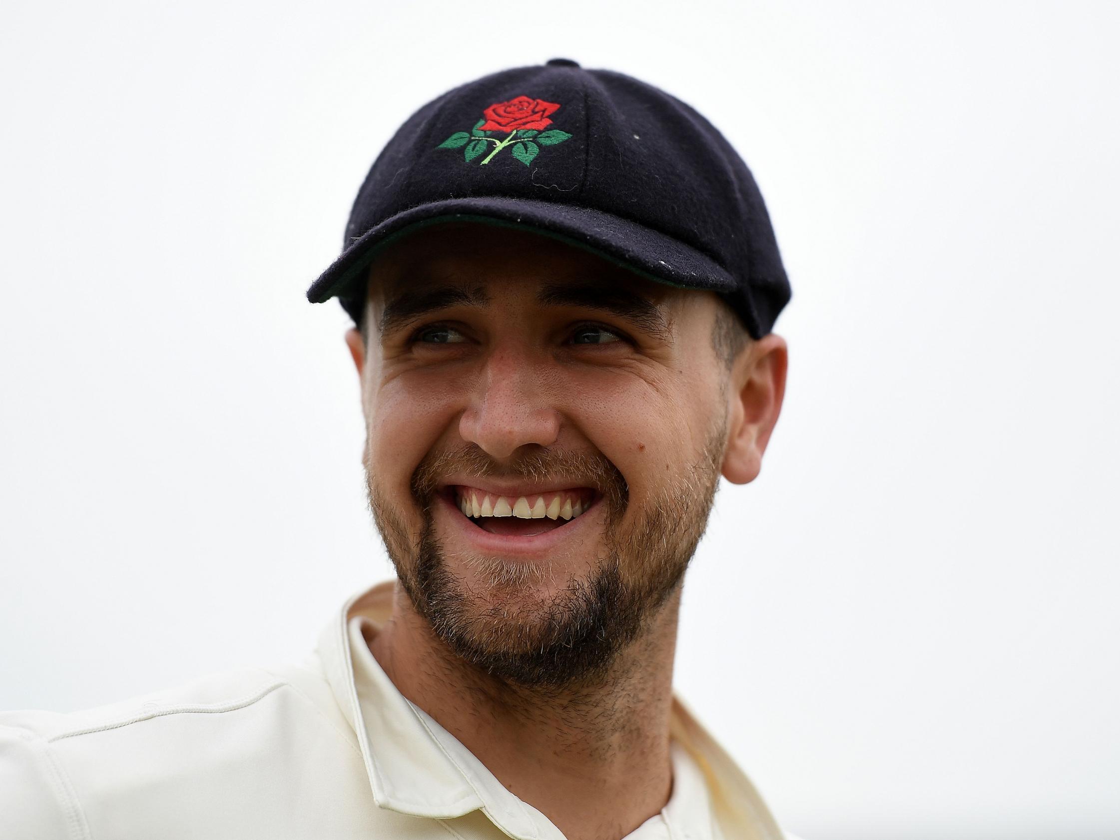 Liam Livingstone while playing for Lancashire