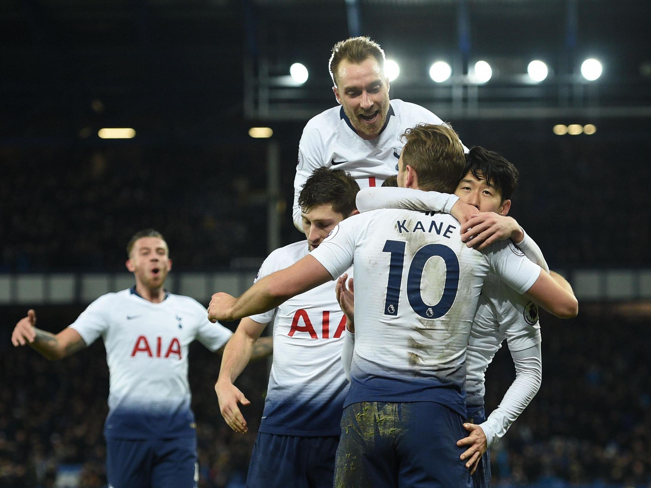 Tottenham were prolific at Goodison Park