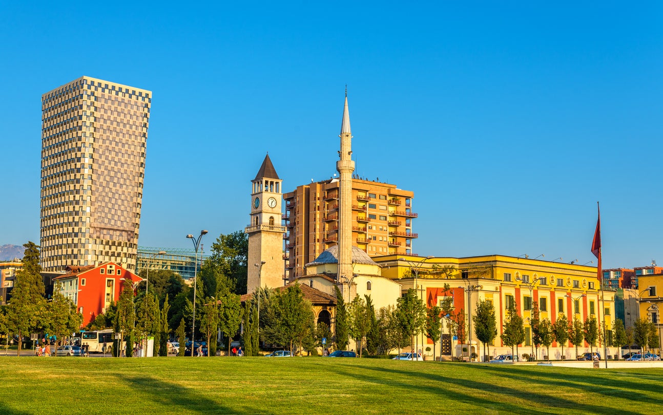 Tirana is a big feature of Albania's plan to improve infrastructure