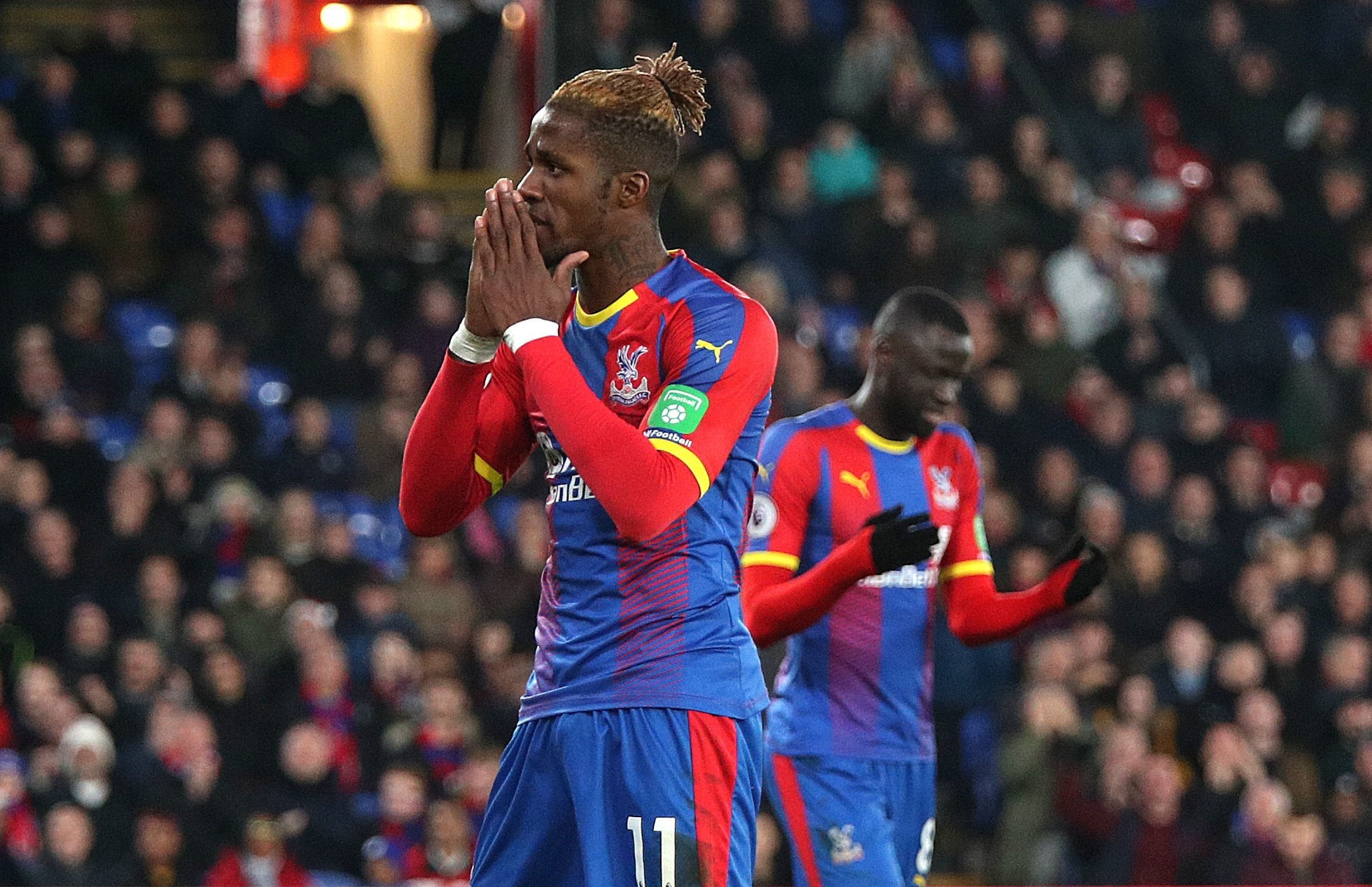 Wilfried Zaha has been linked with Borussia Dortmund