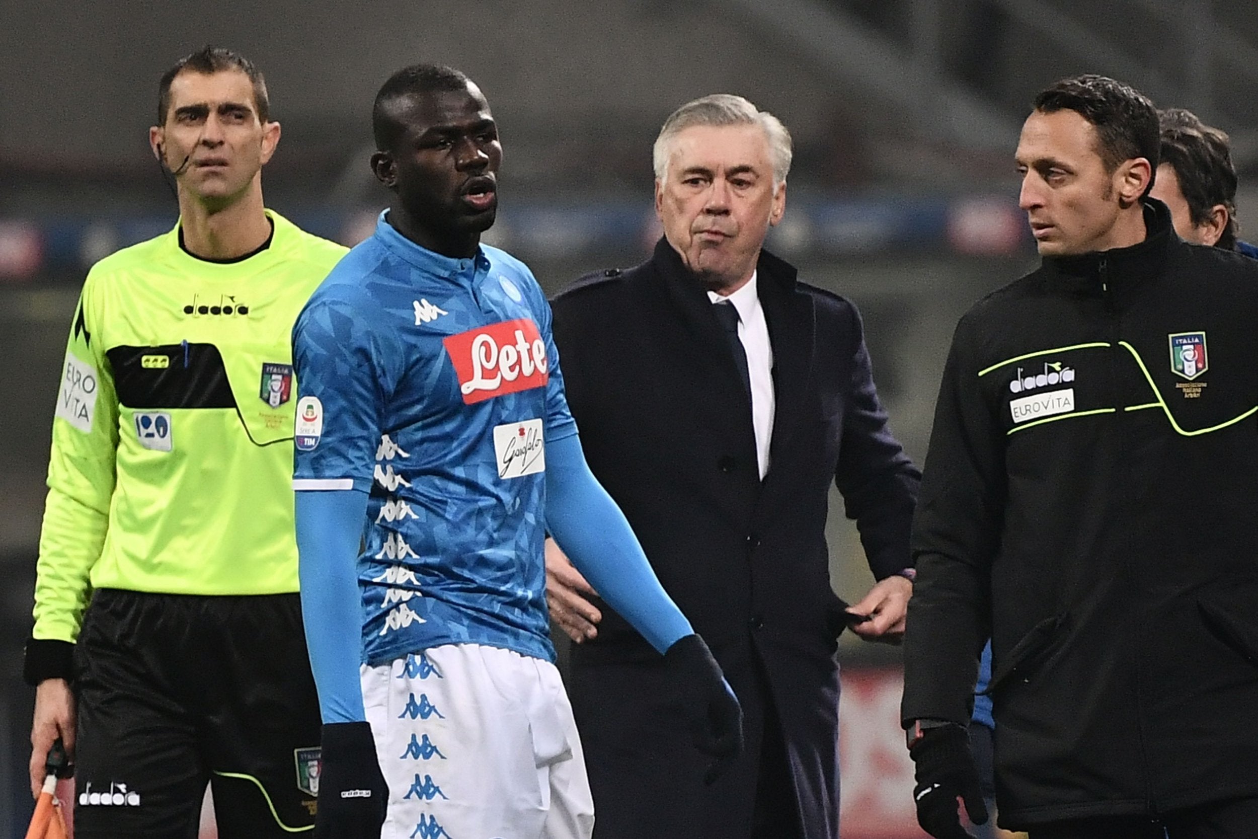 Kalidou Koulibaly was subjected to vile racist abuse by Inter Milan supporters at the San Siro