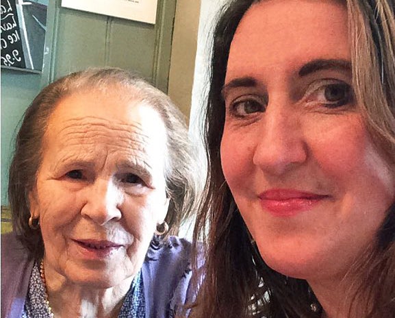 Delia Cazzato (right) and her 87-year-old mother Ana Maria Dance