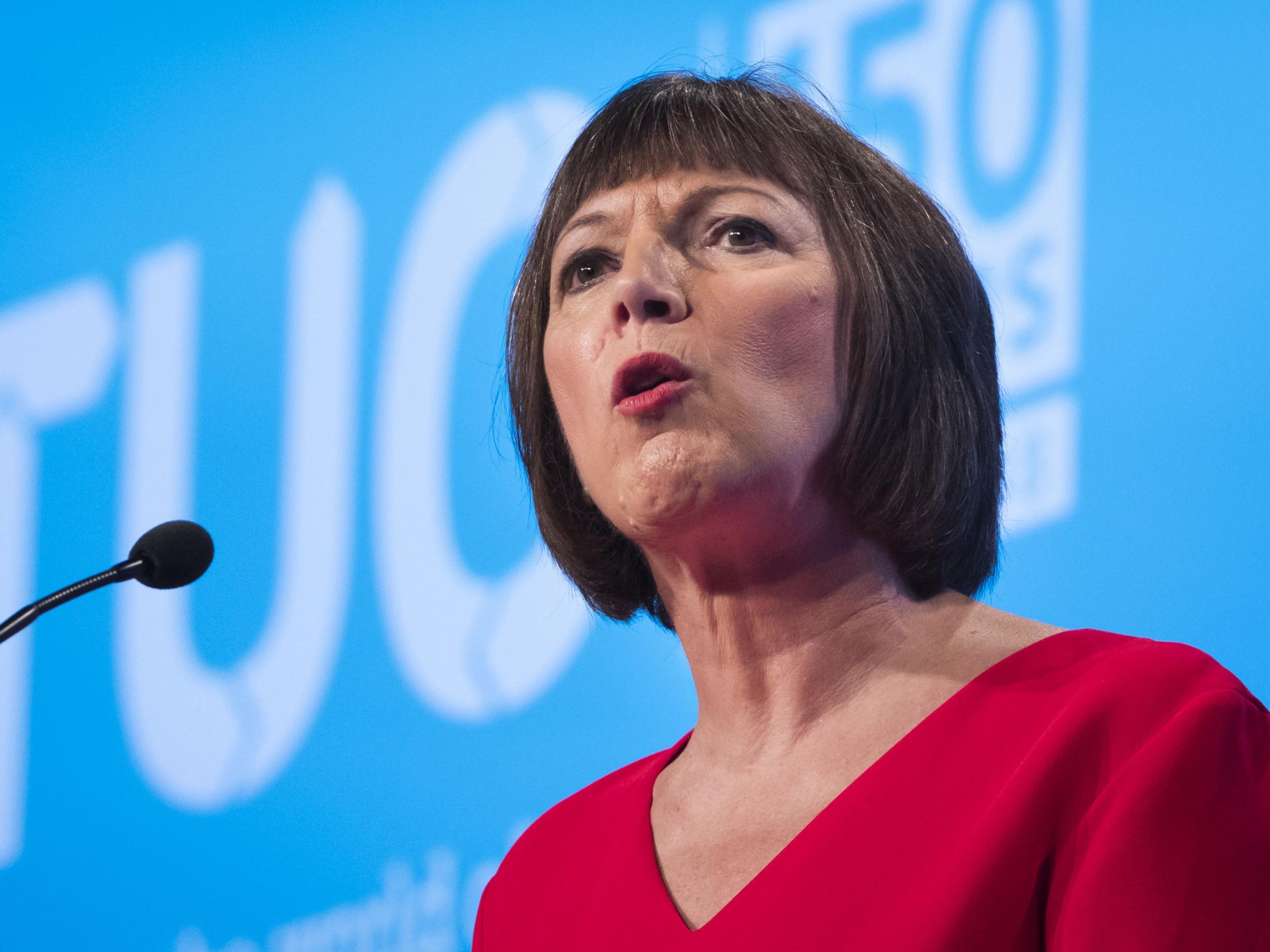 Frances O’Grady says workers should be spending more time with their family and friends