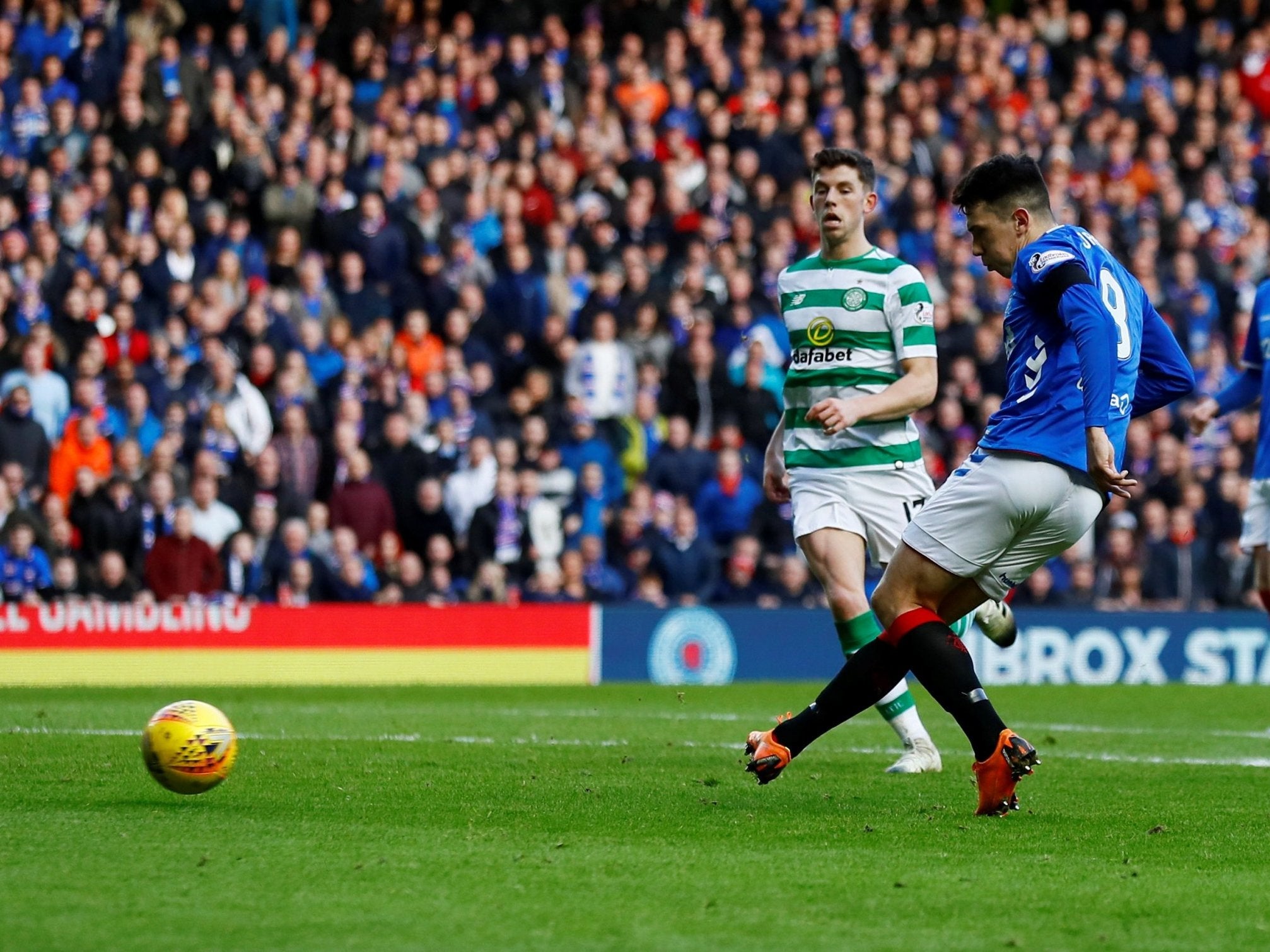 Jack scored the only goal of the game in the first-half