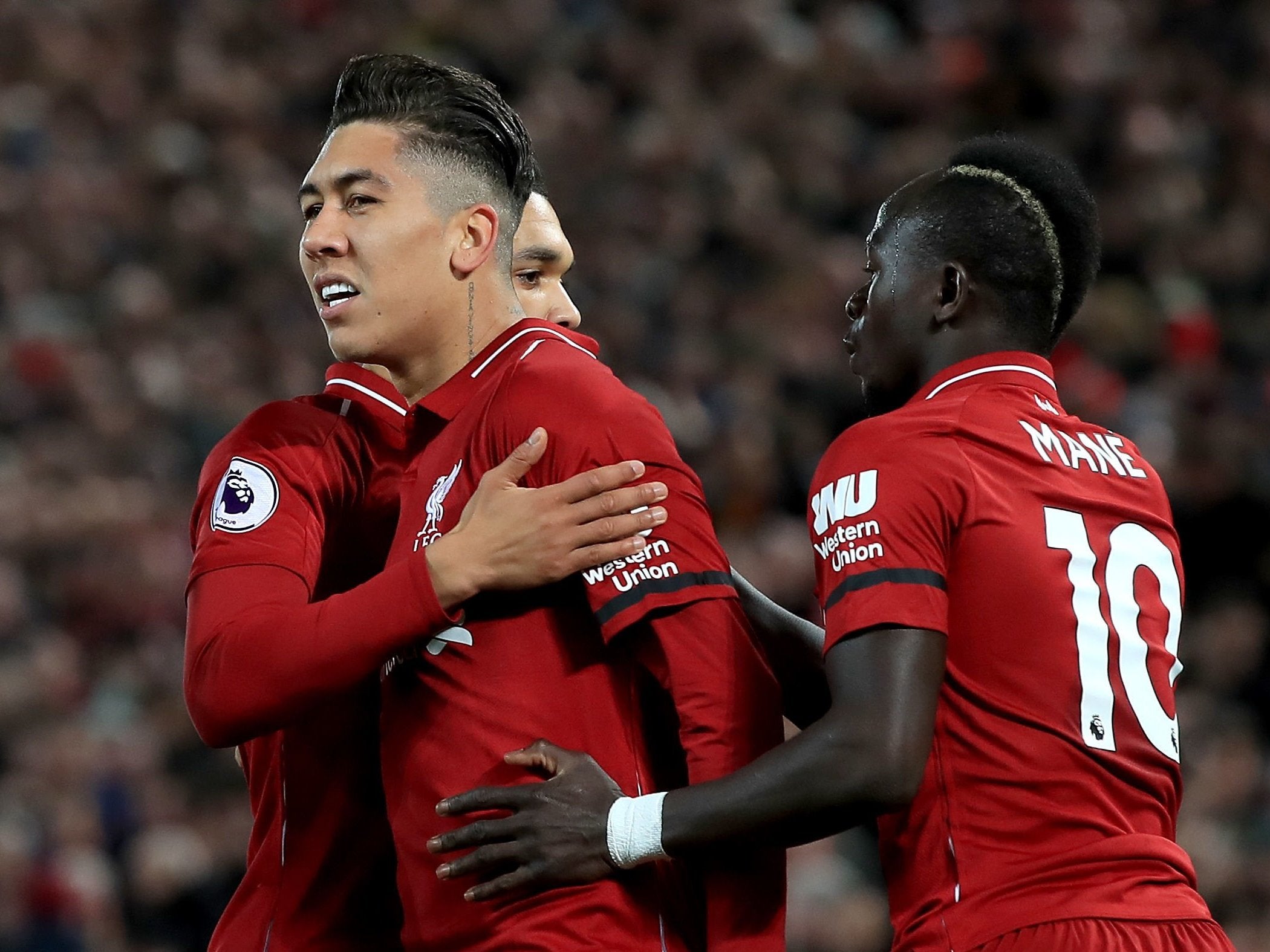 Firmino scored three as Liverpool blew Arsenal away