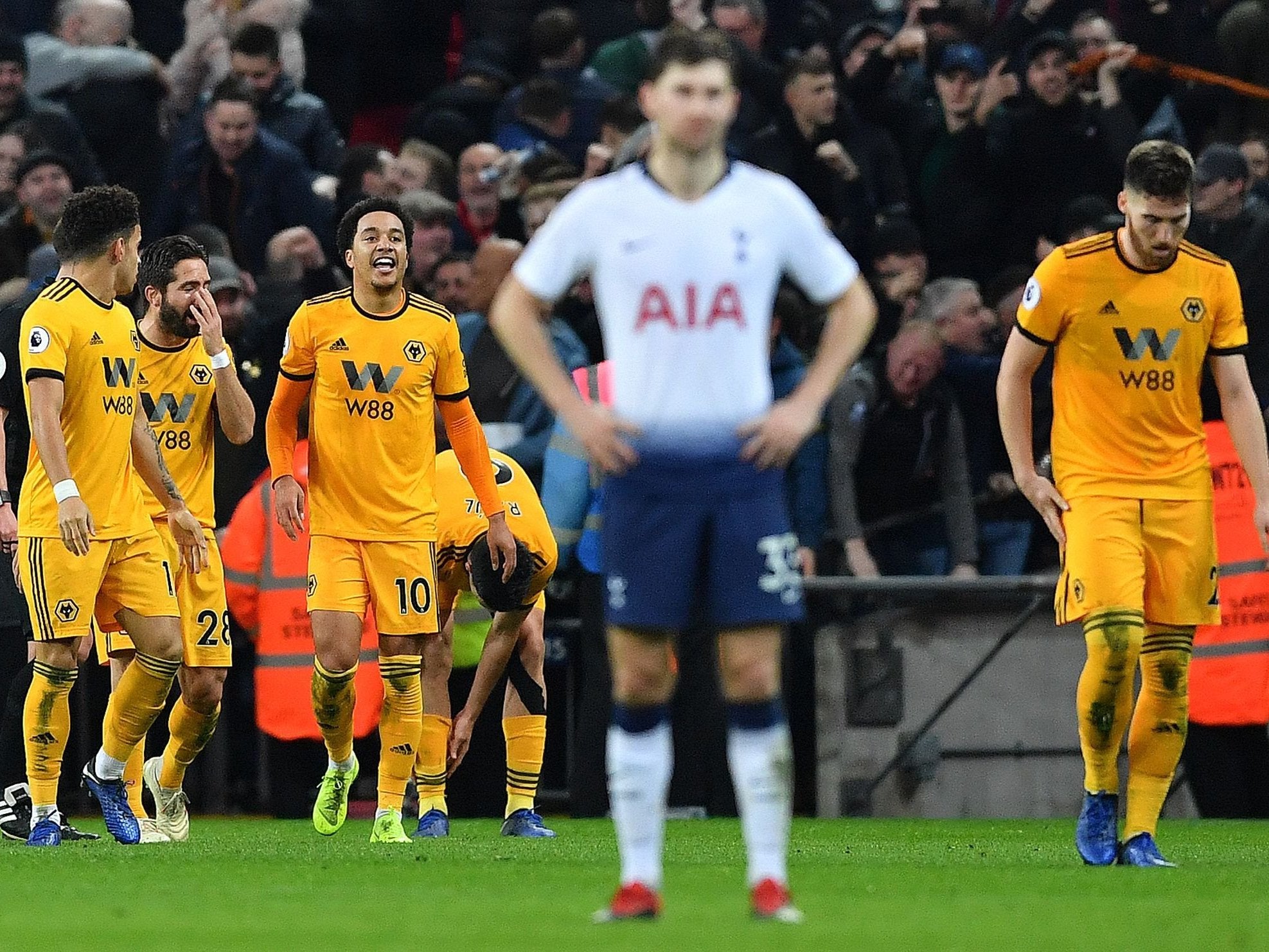 Wolverhampton Wanderers' Helder Costa celebrates