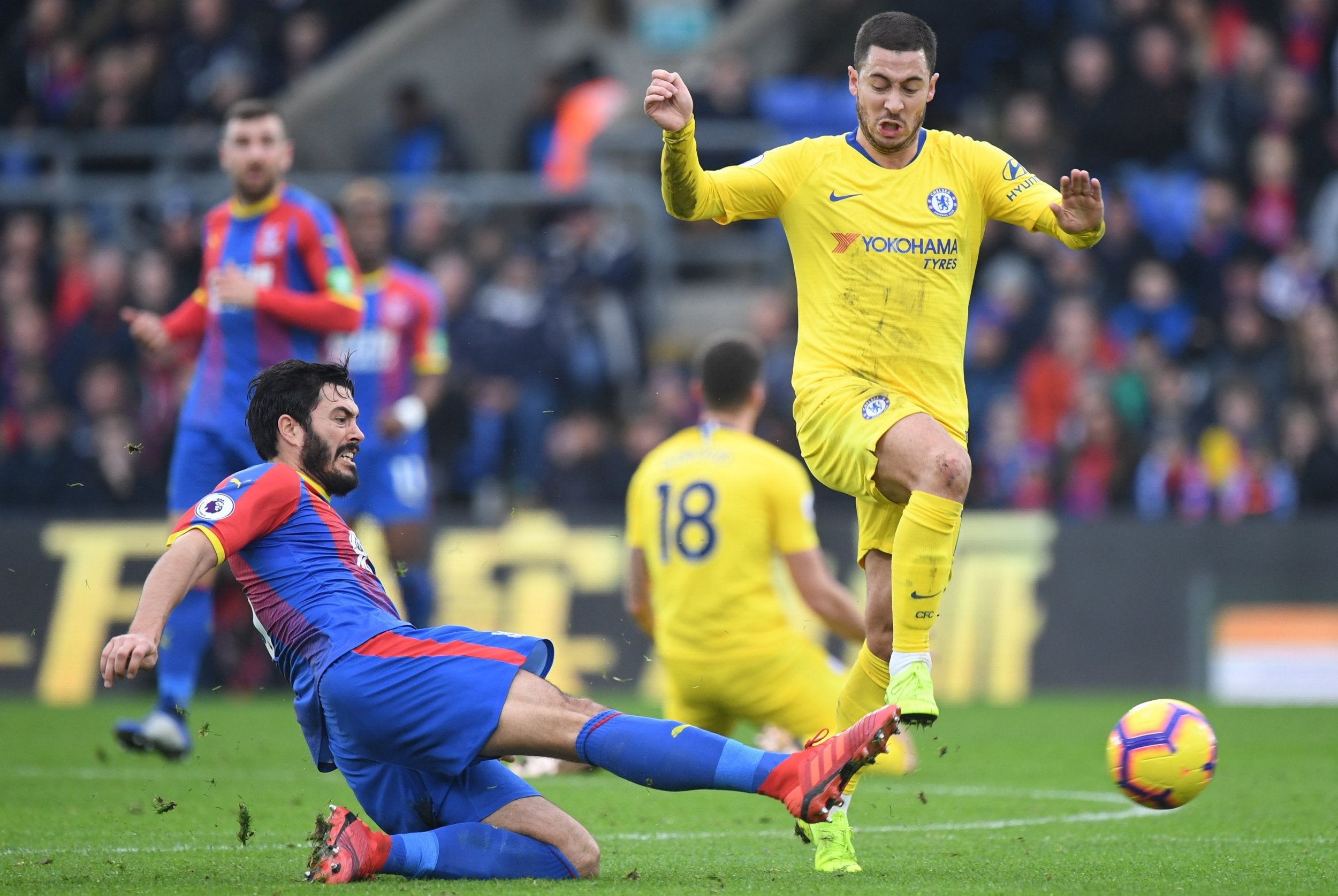 Palace largely kept Eden Hazard quiet