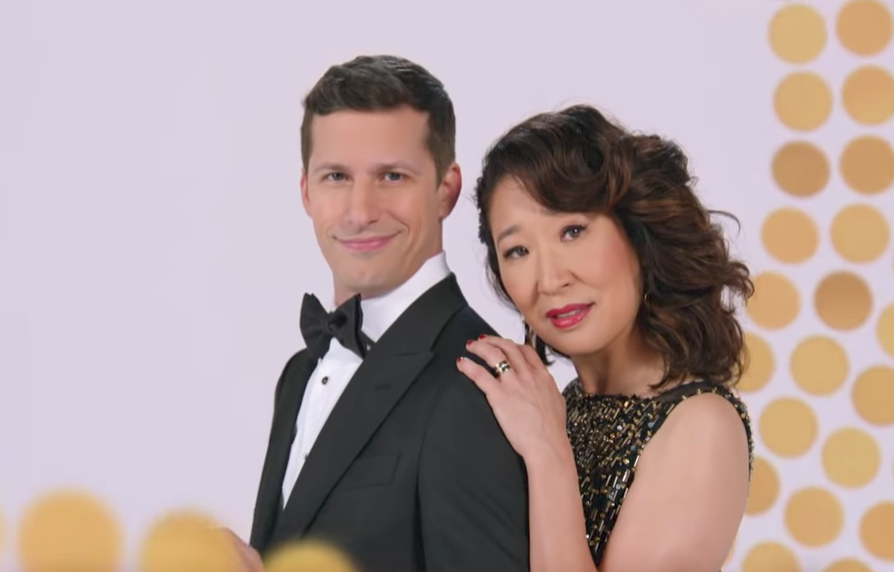 Andy Samberg and Sandra Oh are hosting the 2019 Golden Globes