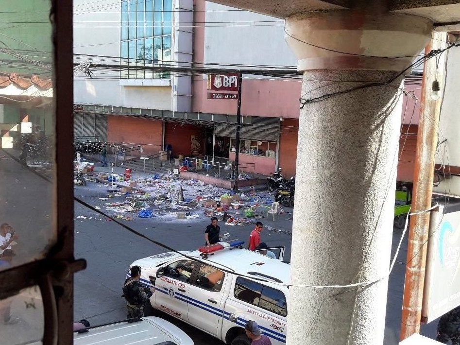 The bomb went off as people made last-minute preparations ahead of New Year celebrations