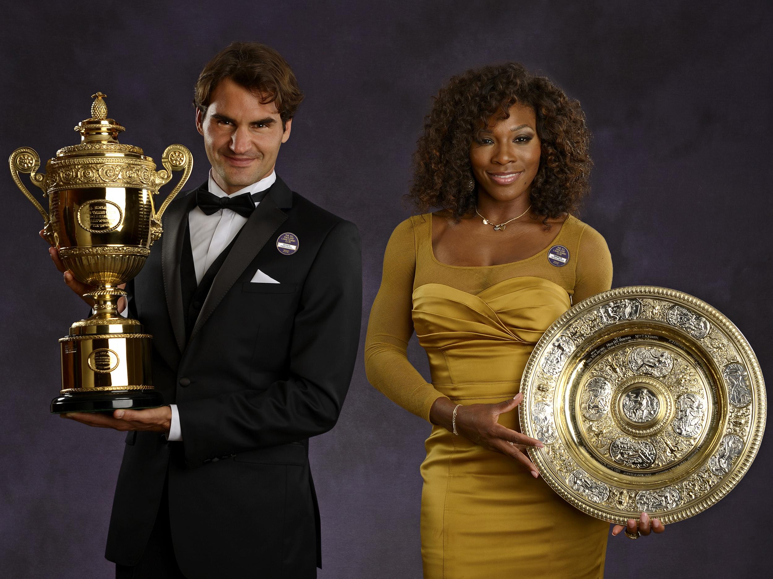 Roger Federer and Serena Williams have 43 Grand Slams between them