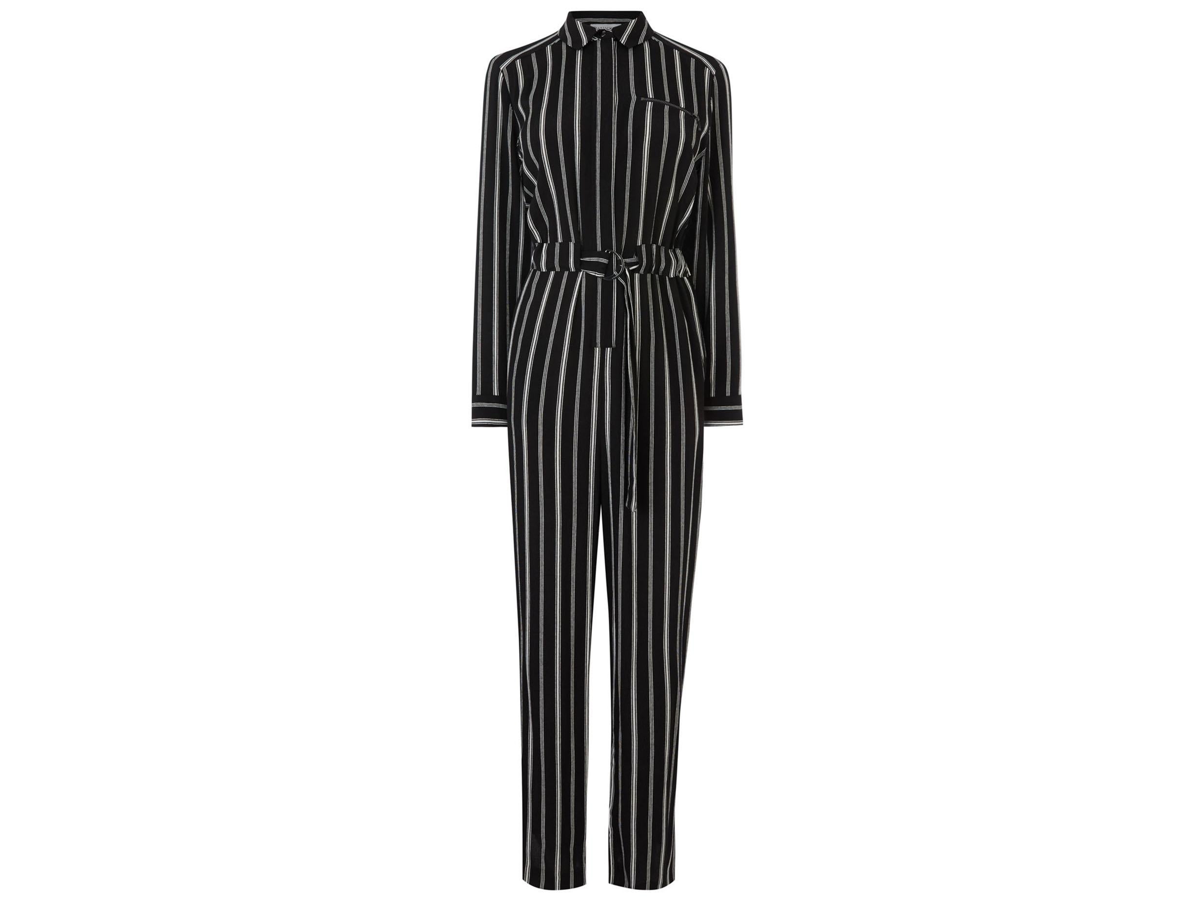 Vertical Stripe Boilersuit, £65, Warehouse