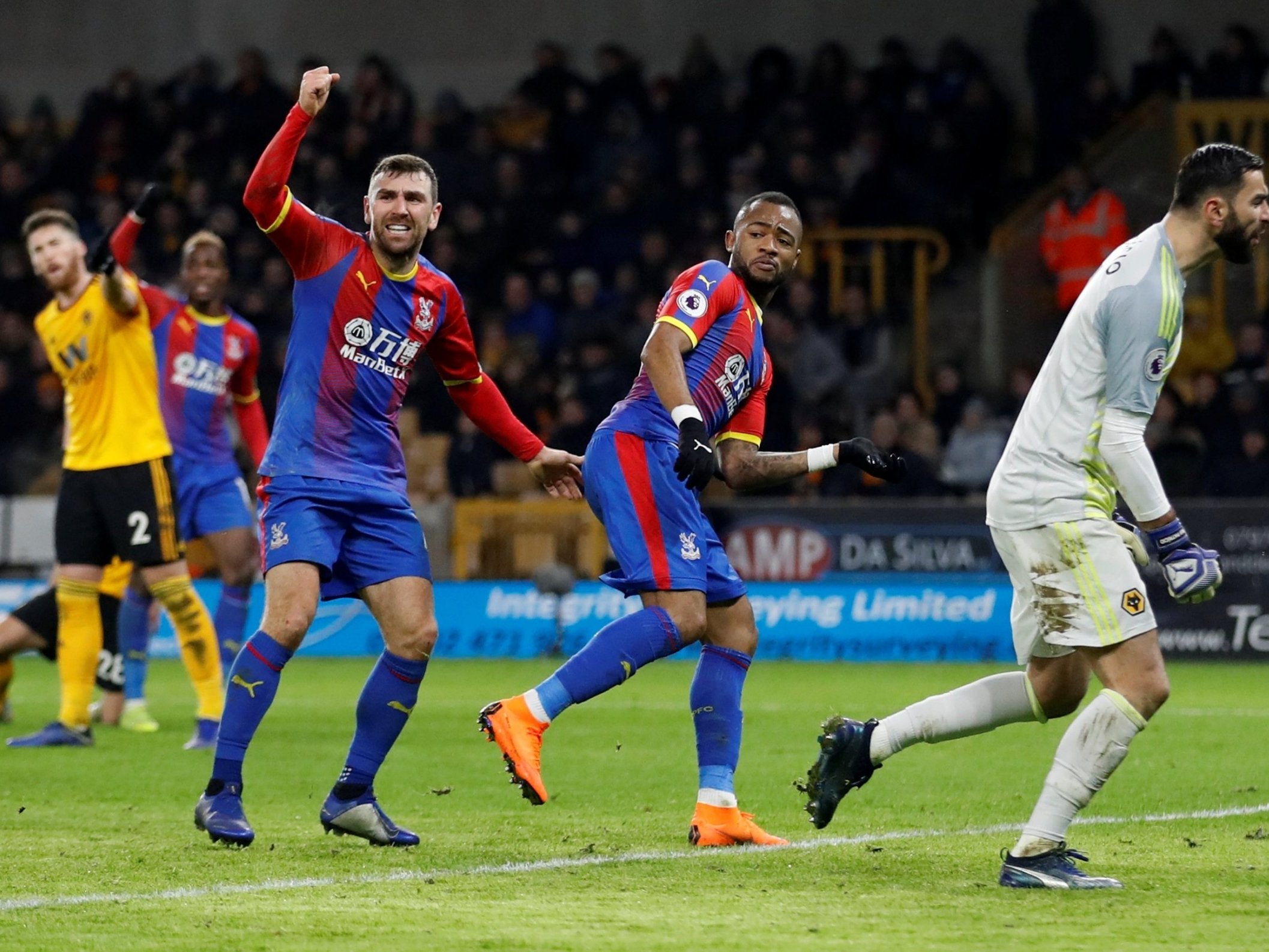 Jordan Ayew scored his first Crystal Palace goal in the Premier League