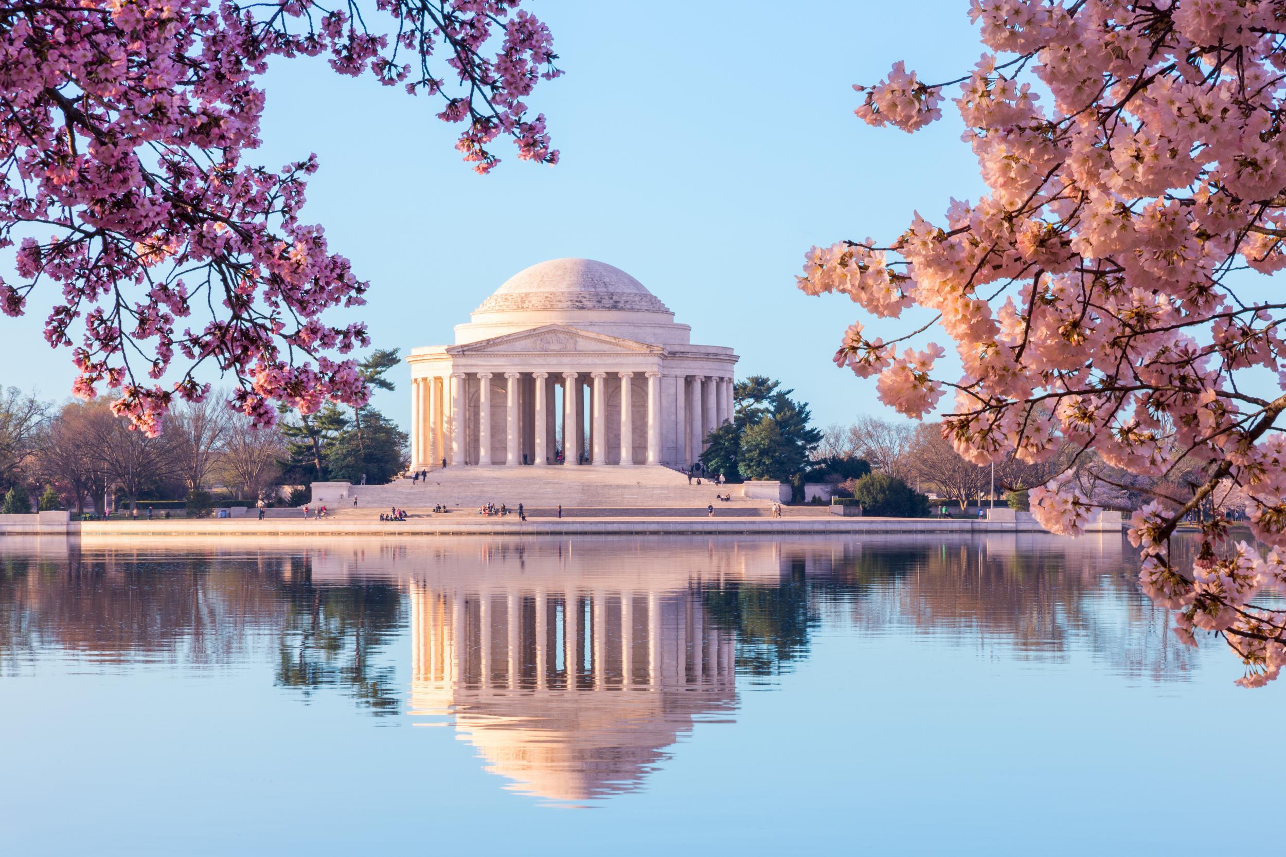 The Thomas Jefferson Memorial in Washington DC