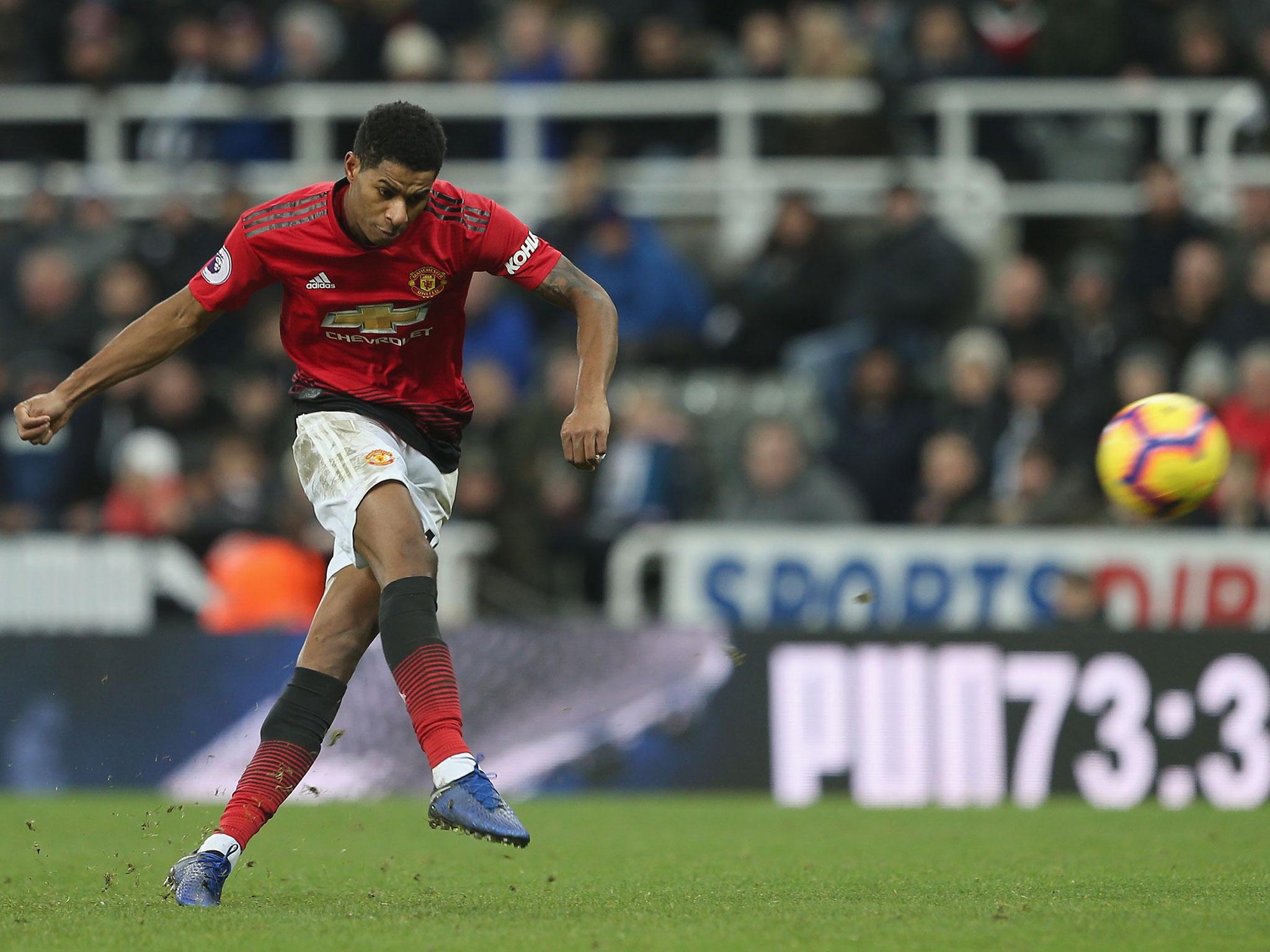 Marcus Rashford's free-kick technique has been compared to Cristiano Ronaldo's by Ole Gunnar Solskjaer