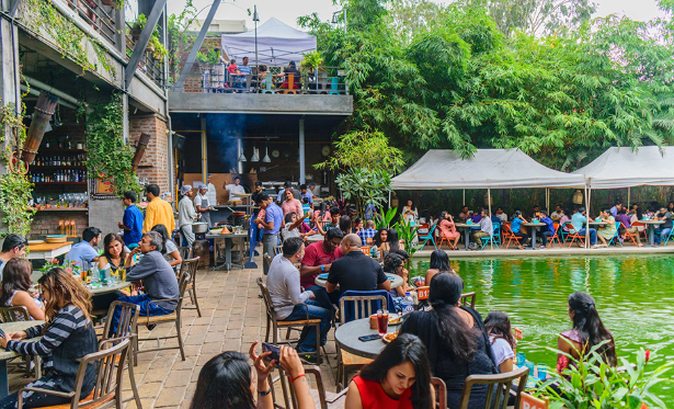 The Big Brewski pub is perfect for an alfresco pint