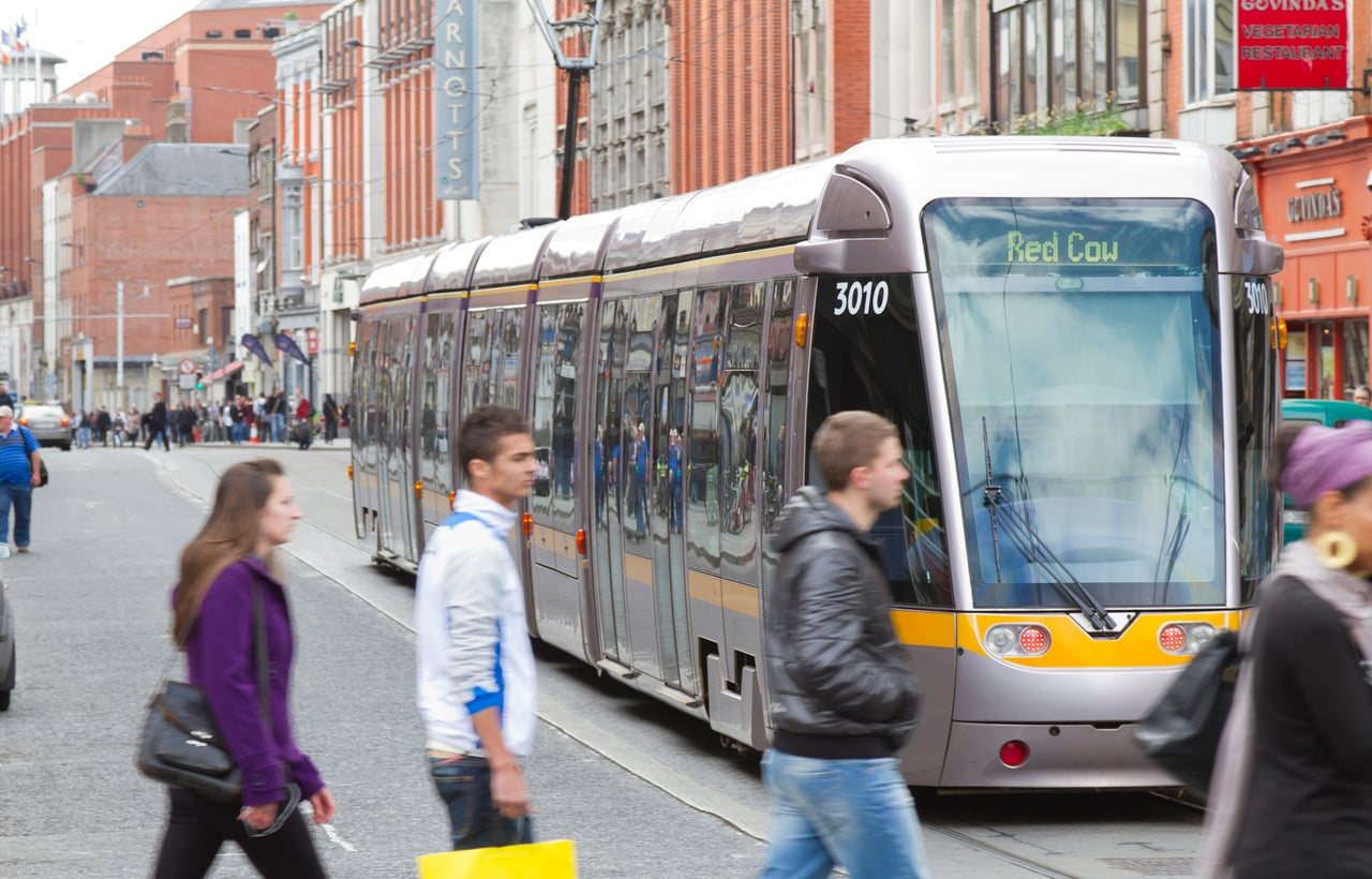 The Luas website has been taken down