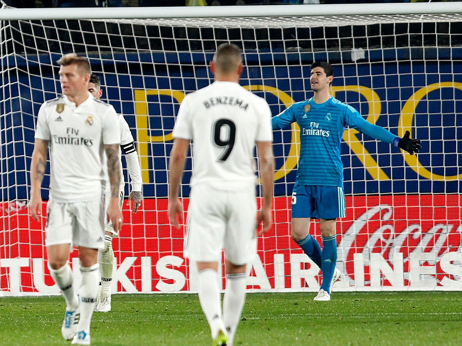 Real Madrid were frustrated by the result