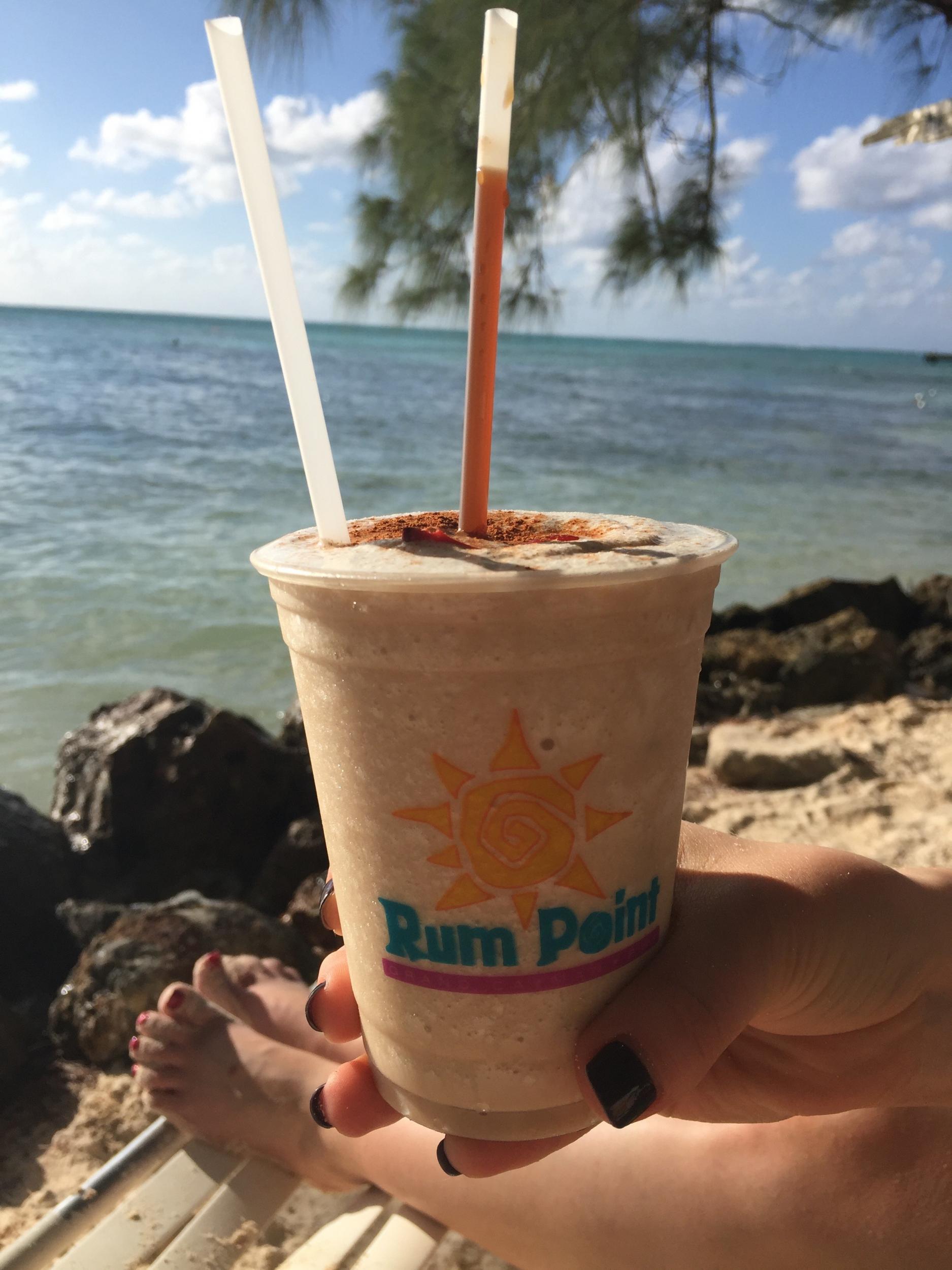 A Mudslide: the local Cayman cocktail