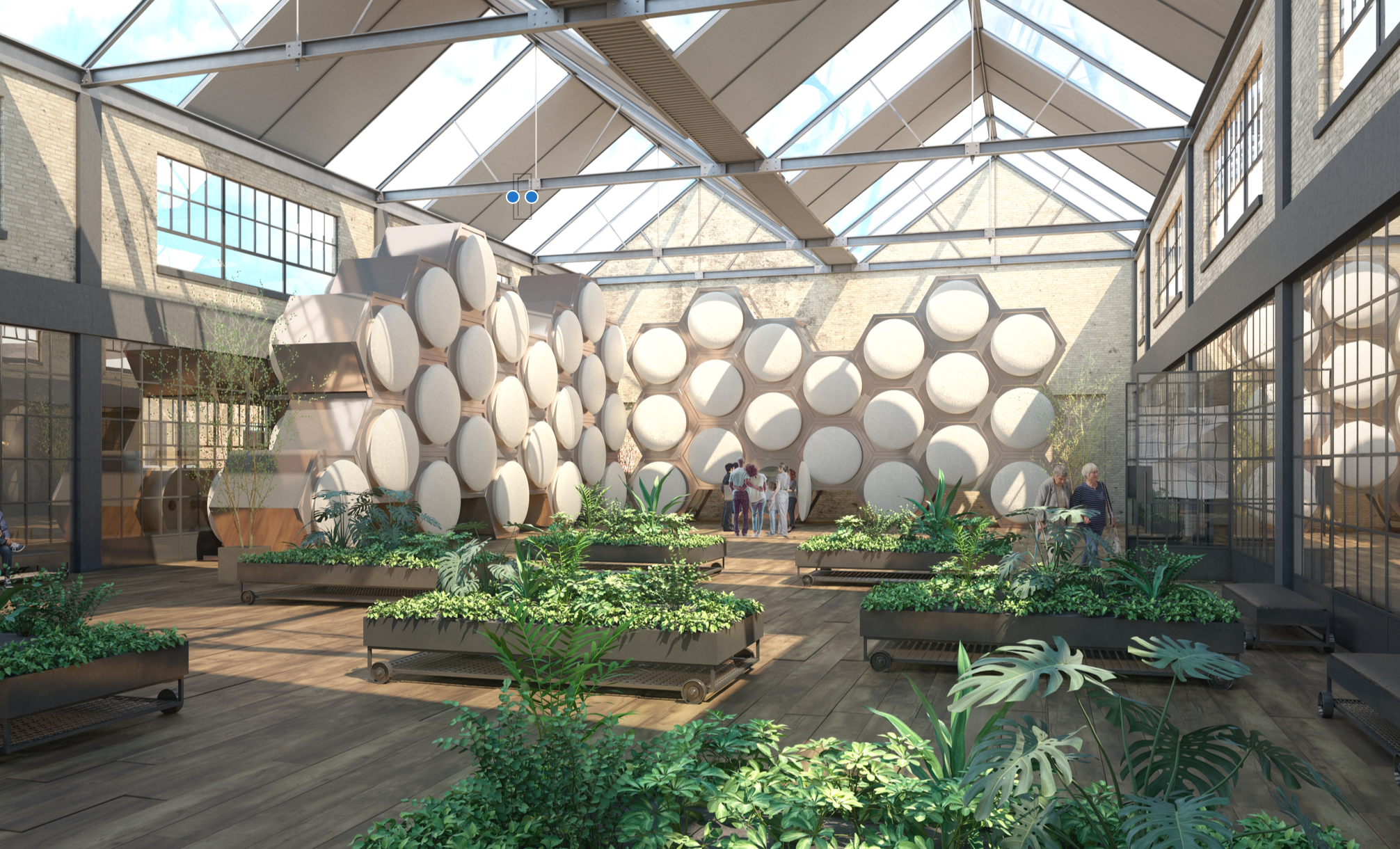 An artist’s impression of the composting centre