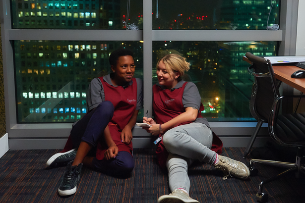 Anouka and Sheridan Smith in ‘Cleaning Up’