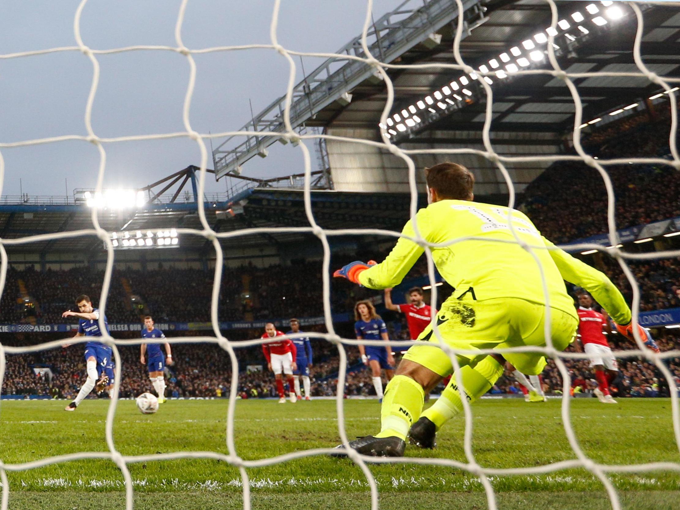 Cesc Fabregas saw his penalty saved by Luke Steele